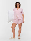 P.A. Plus Pink Bamboo Jersey Shortie Pj Set