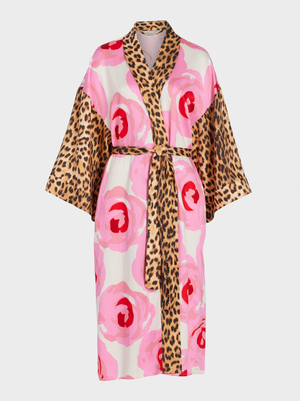 Floral Leopard Long Fashion Gown
