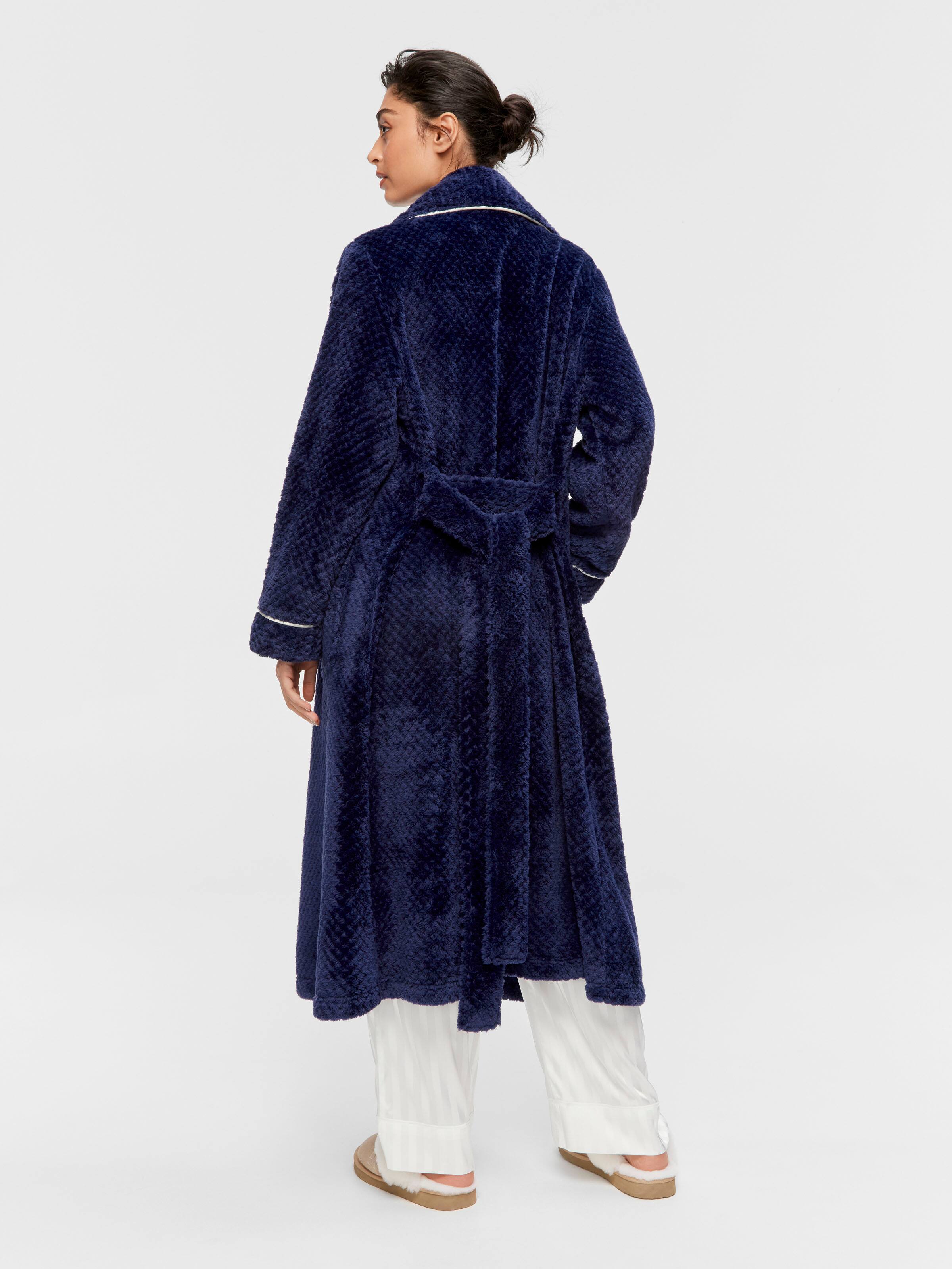 Peter's Navy Jacquard Gown