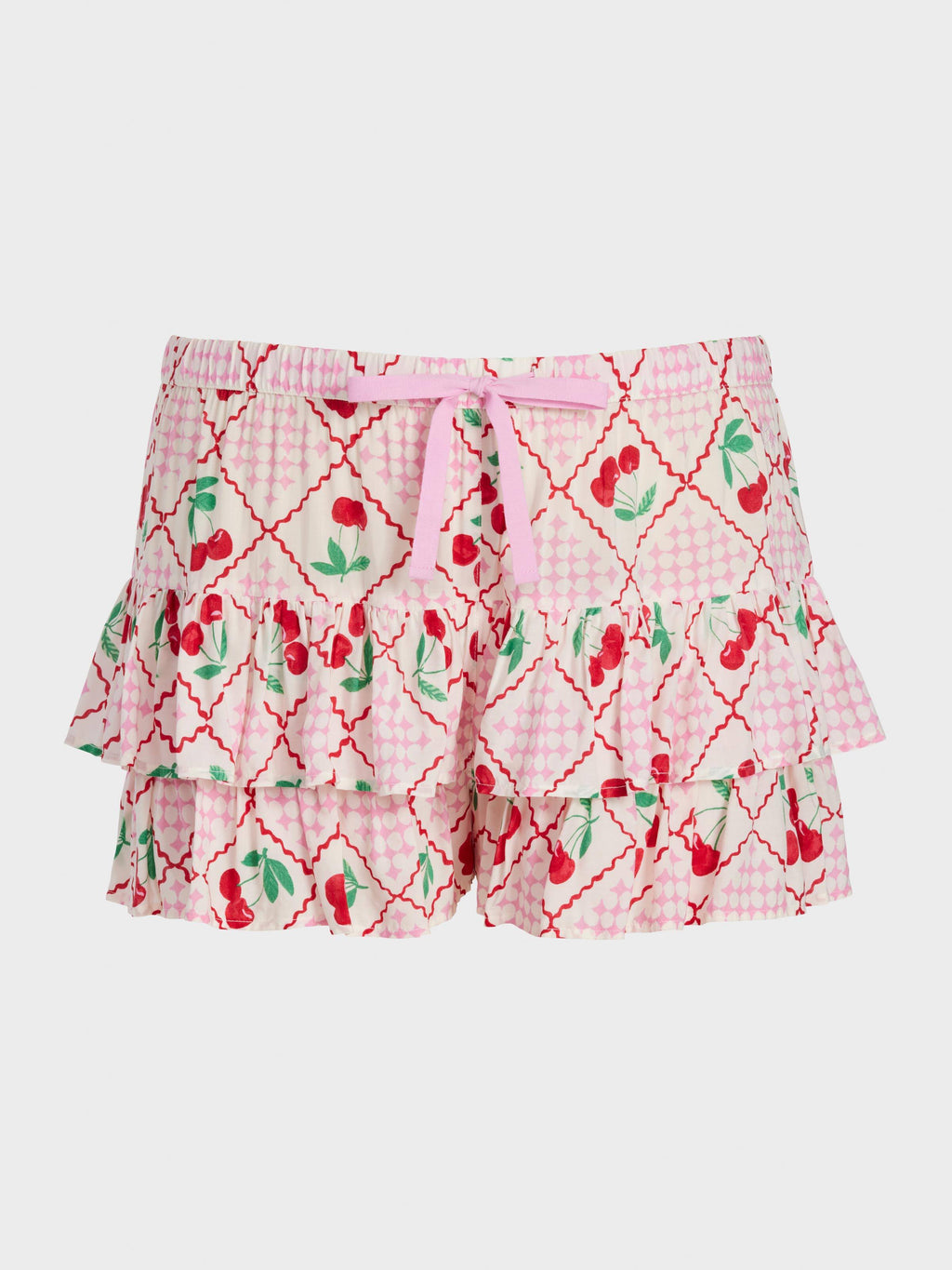 P.A. Plus Cherry On Top Mini Ruffle Short