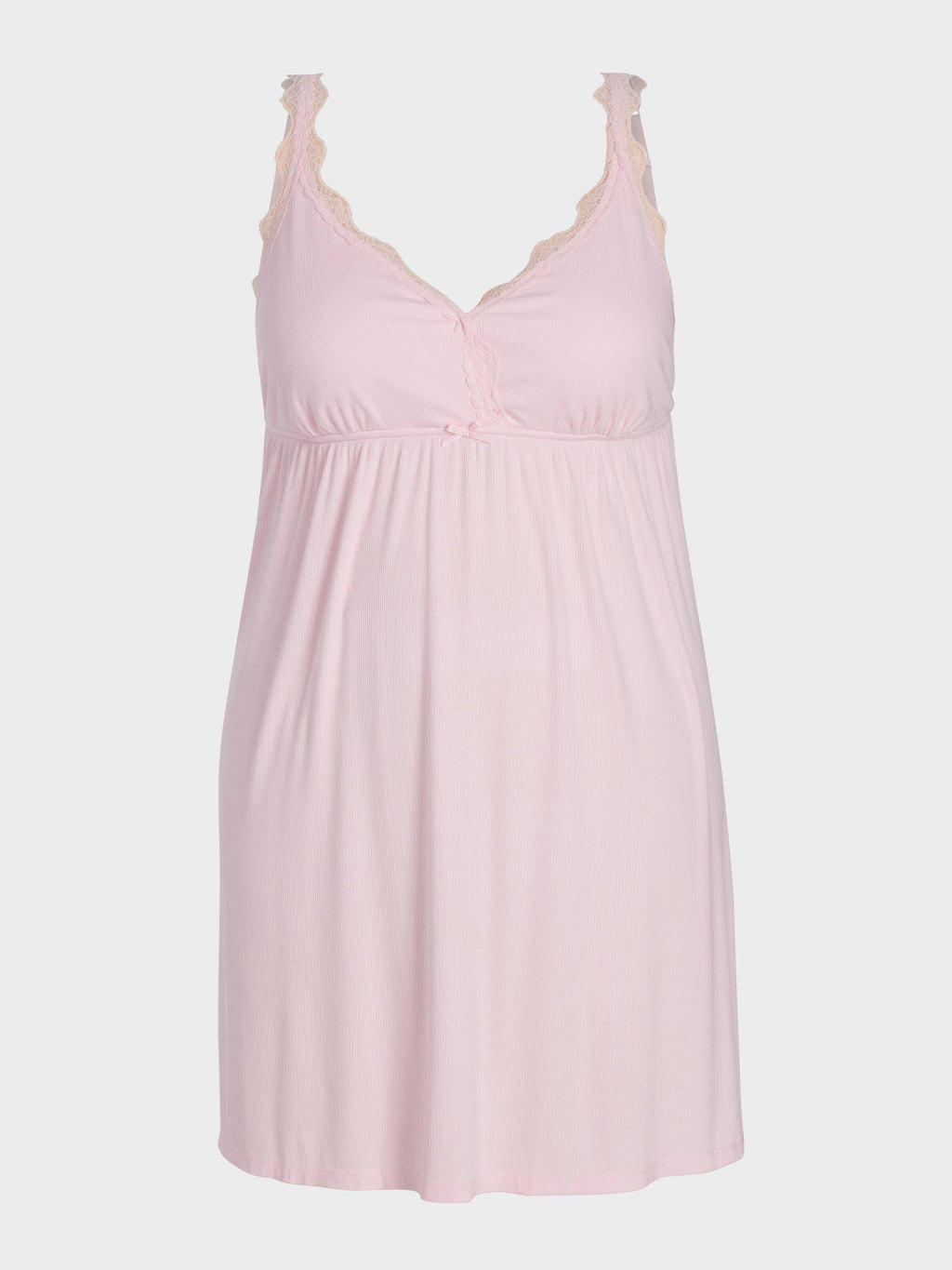 P.A. Plus Pink Rib Babydoll Nightie