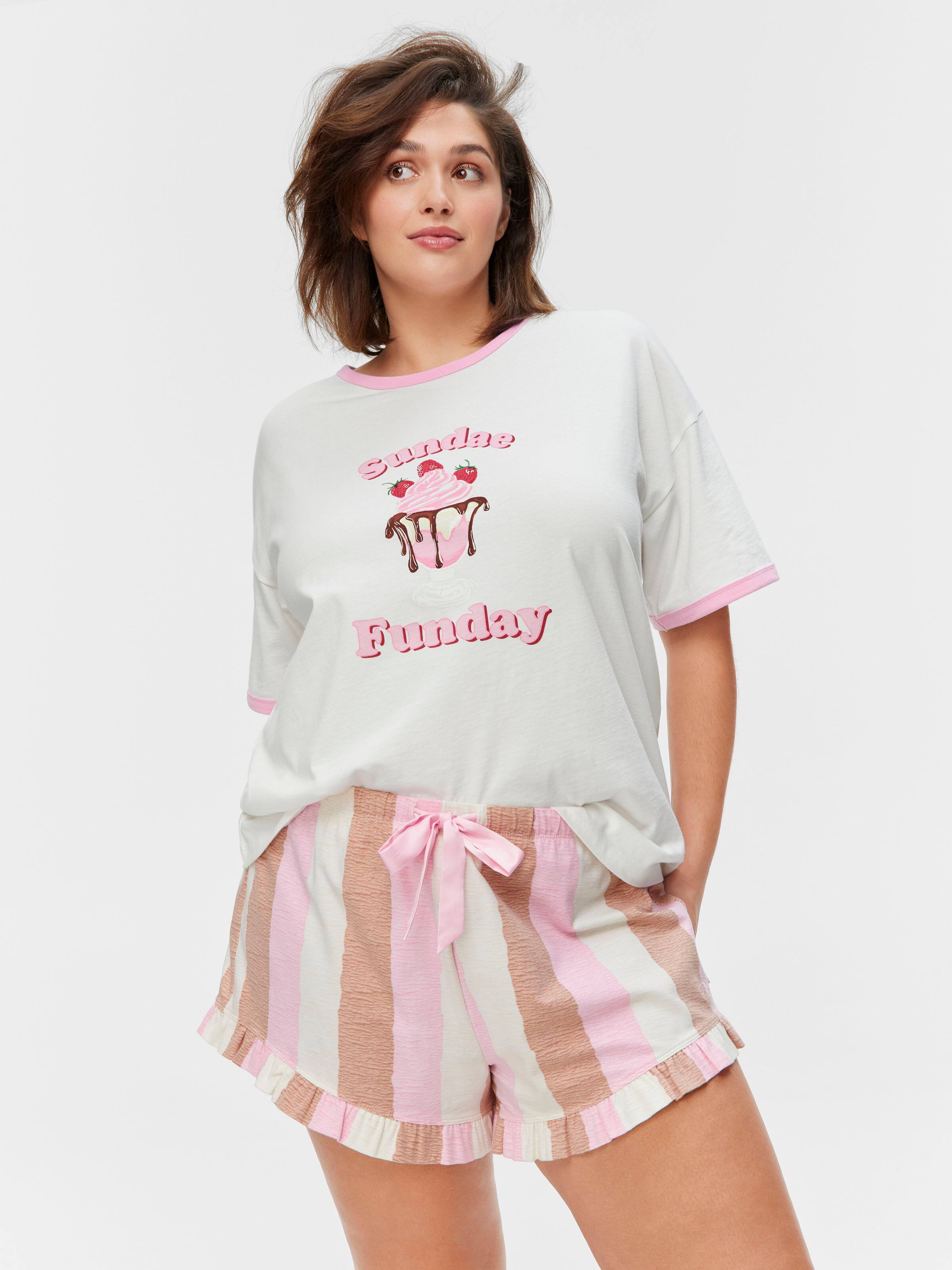 P.A. Plus Neapolitan Ice Cream Mini Flutter Short
