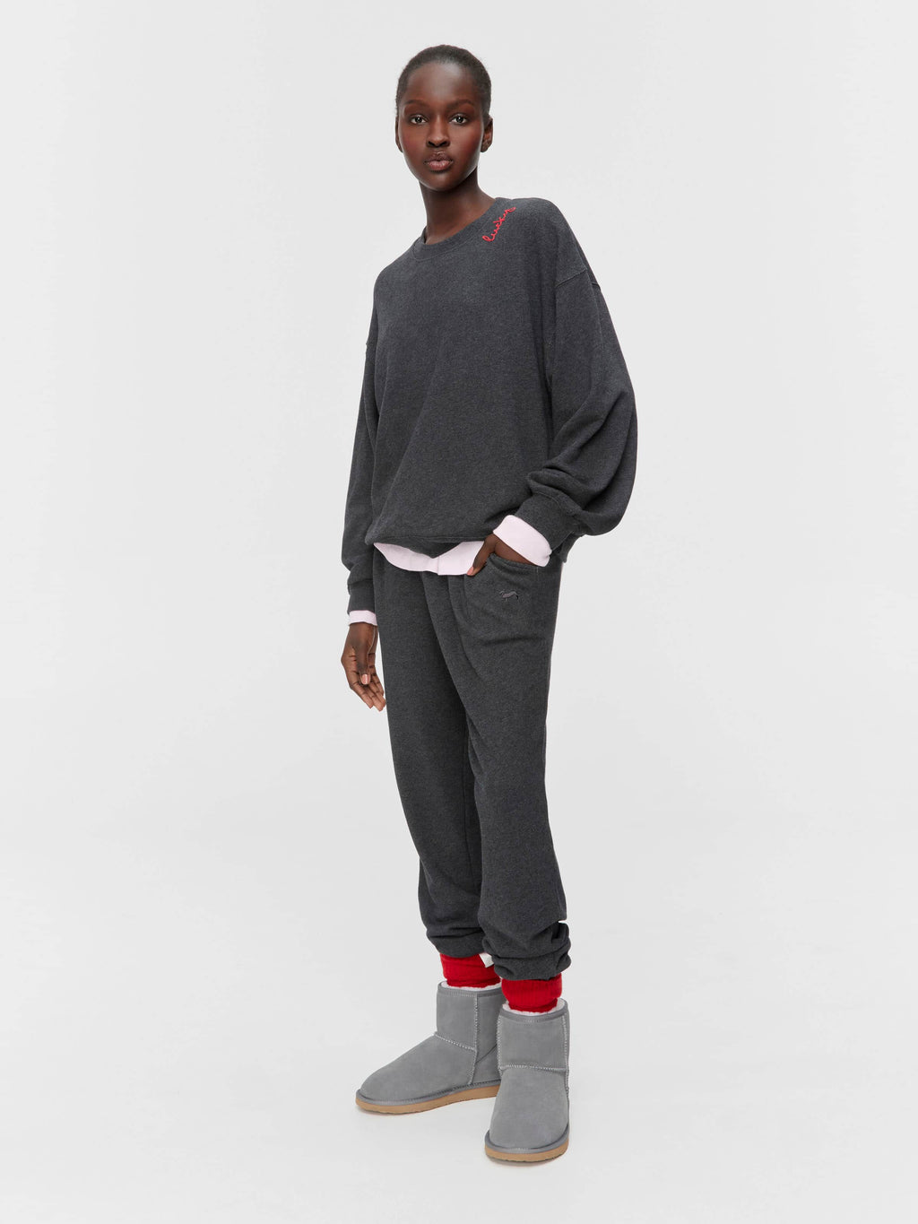 Charcoal Lucky Sweater