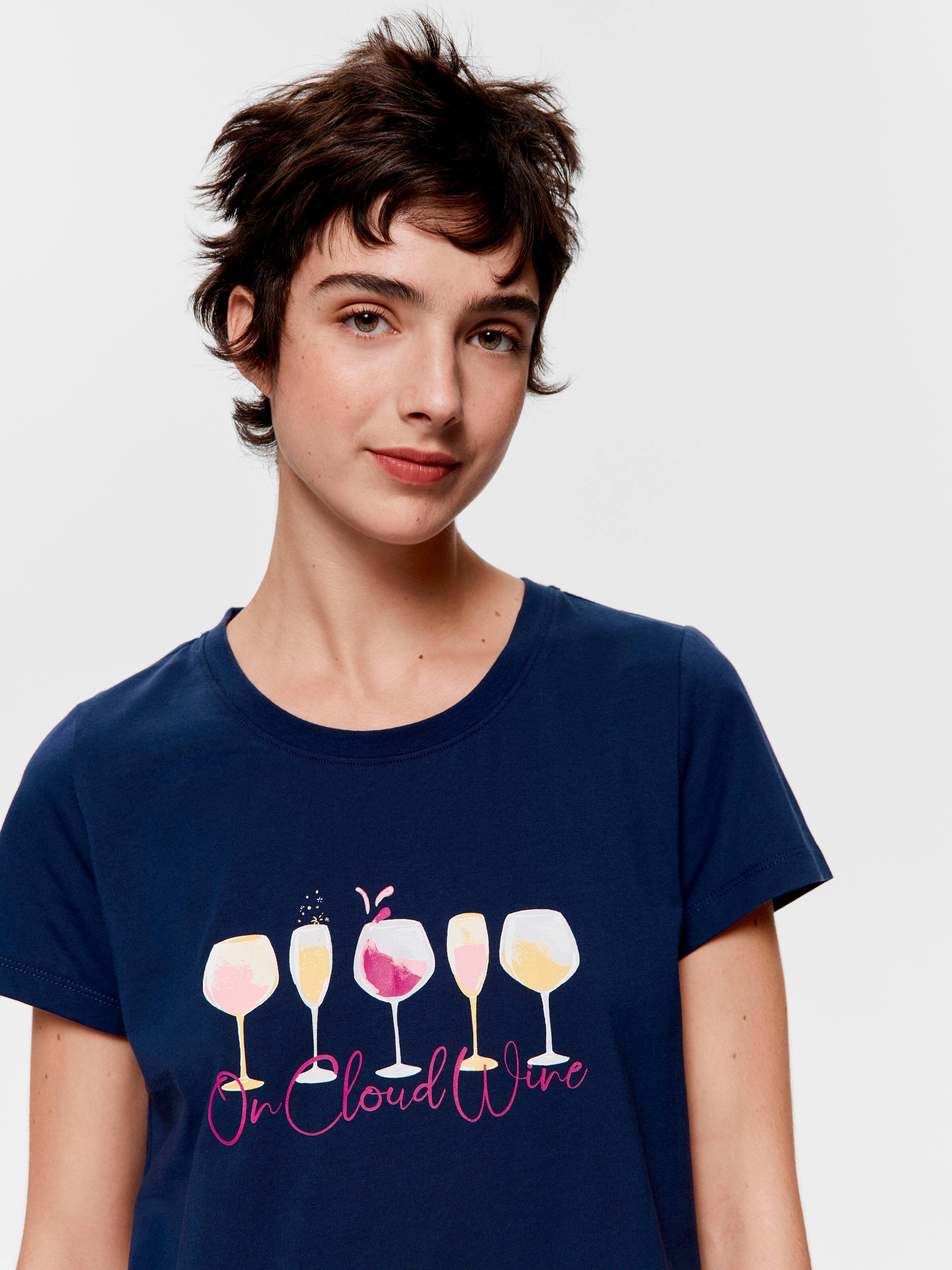 On Cloud Wine 100% Cotton Tee