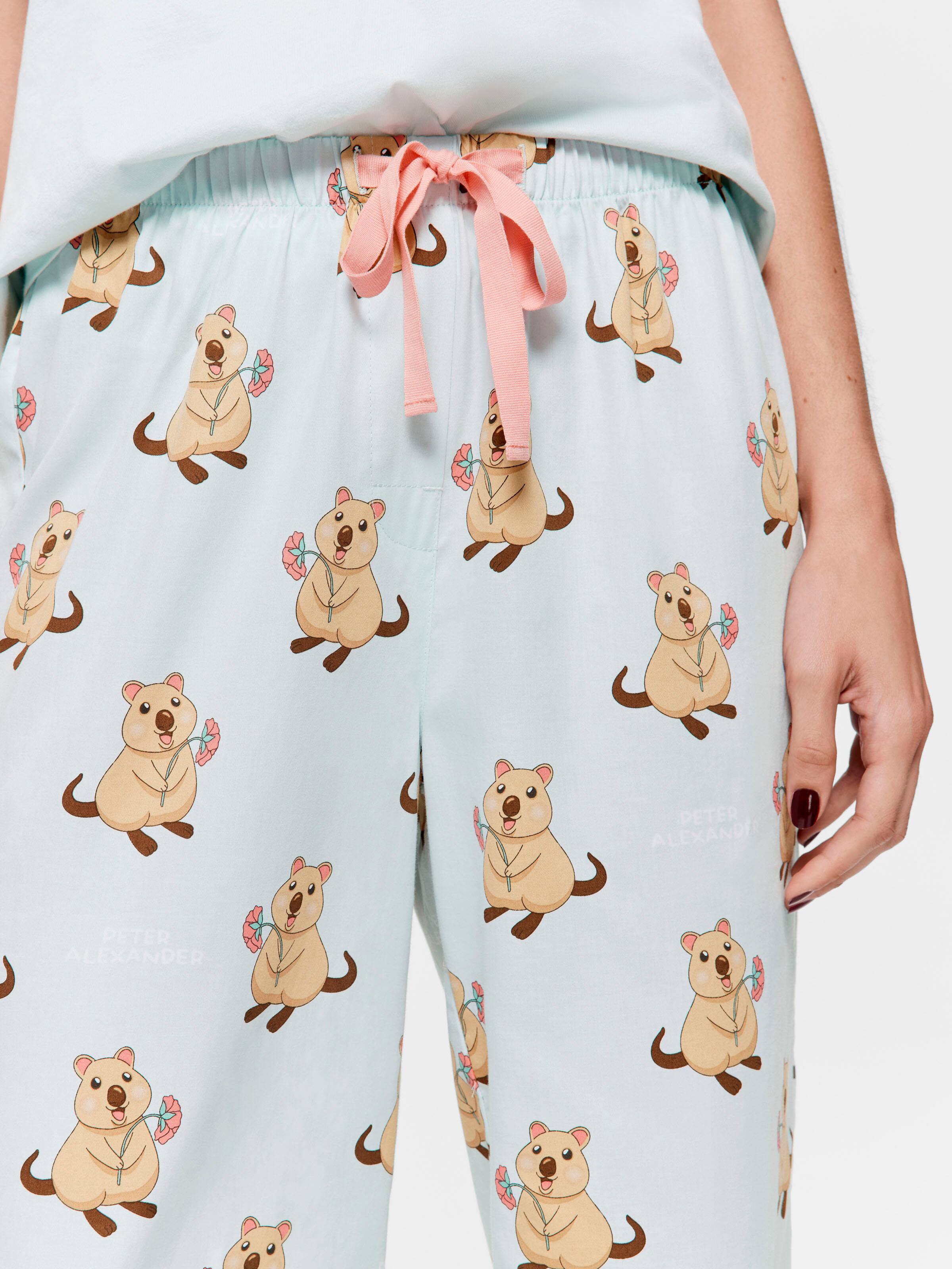Quokka Mint 100% Cotton Classic Pj Pant