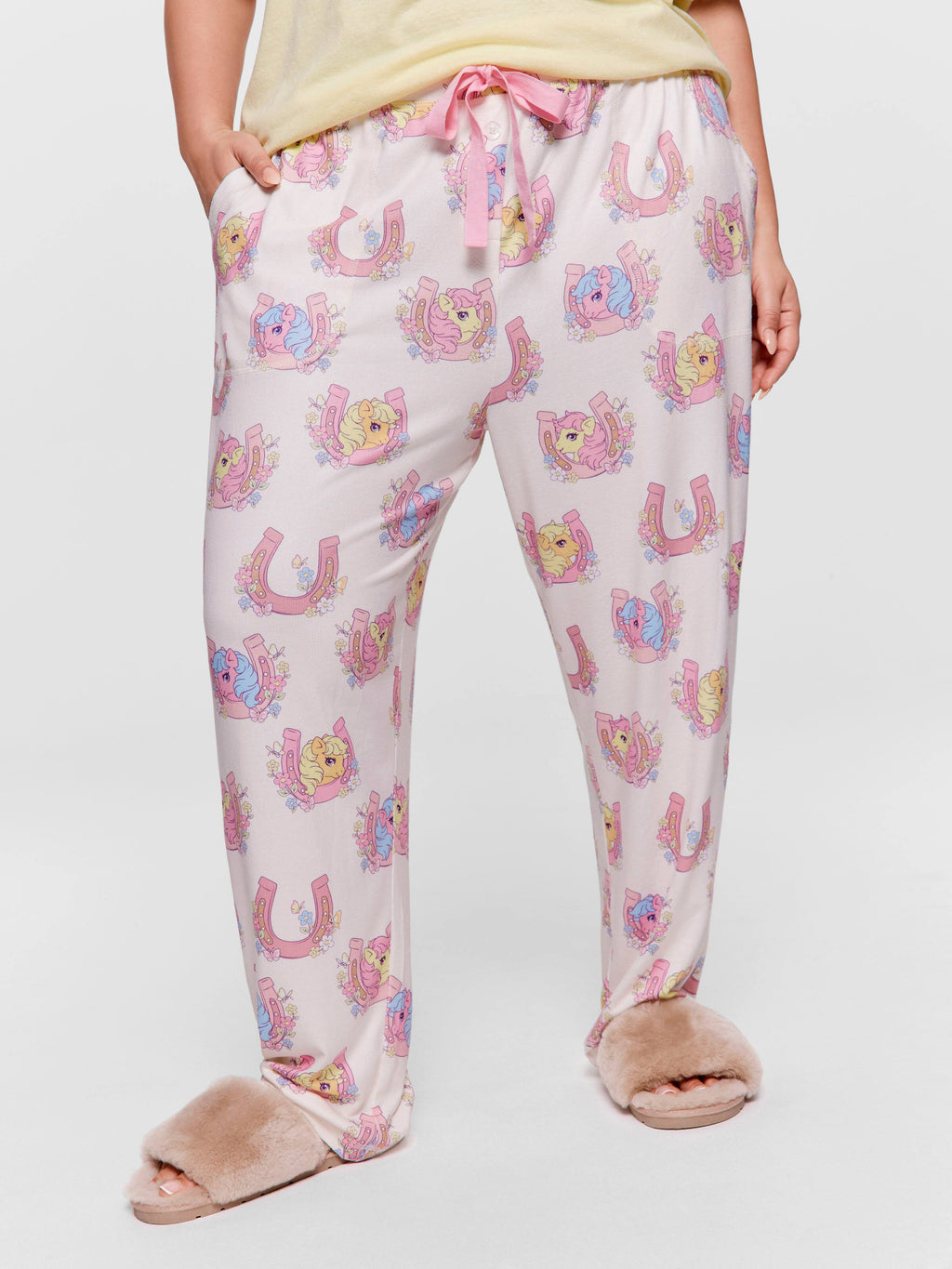 P.A. Plus My Little Pony Rodeo Plush Tapered Pj Pant