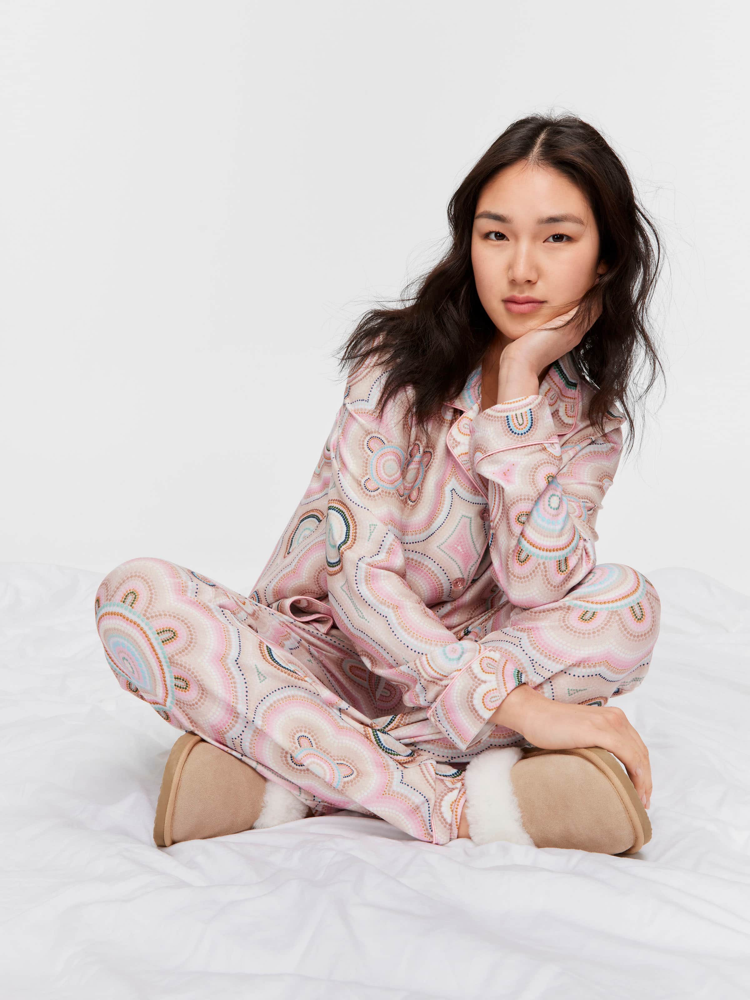 Lou Martin Plush Long Pj Set