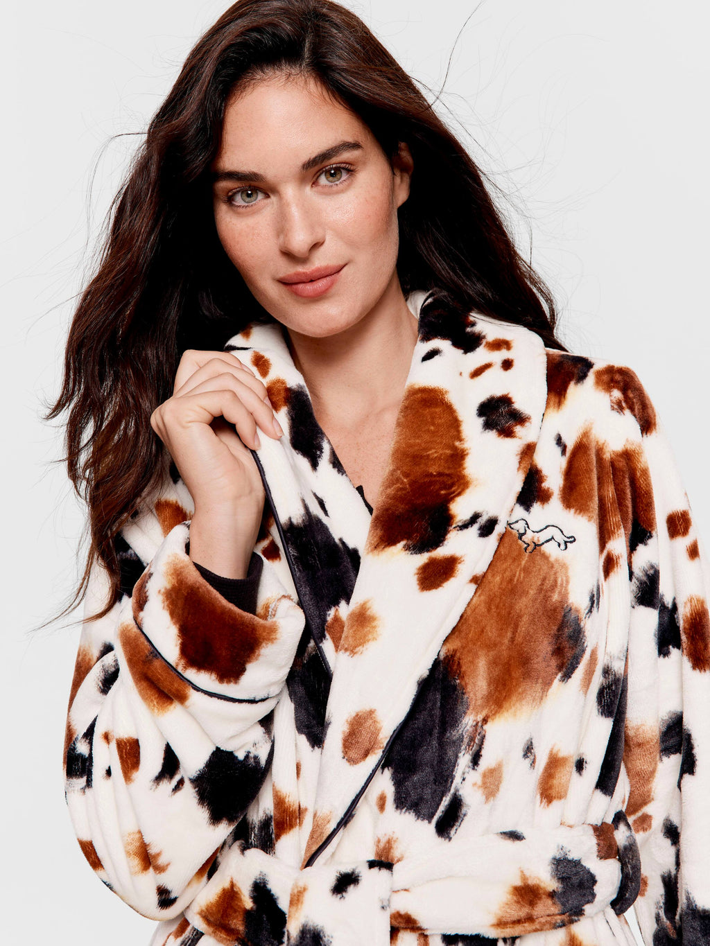 Cow Print Gown