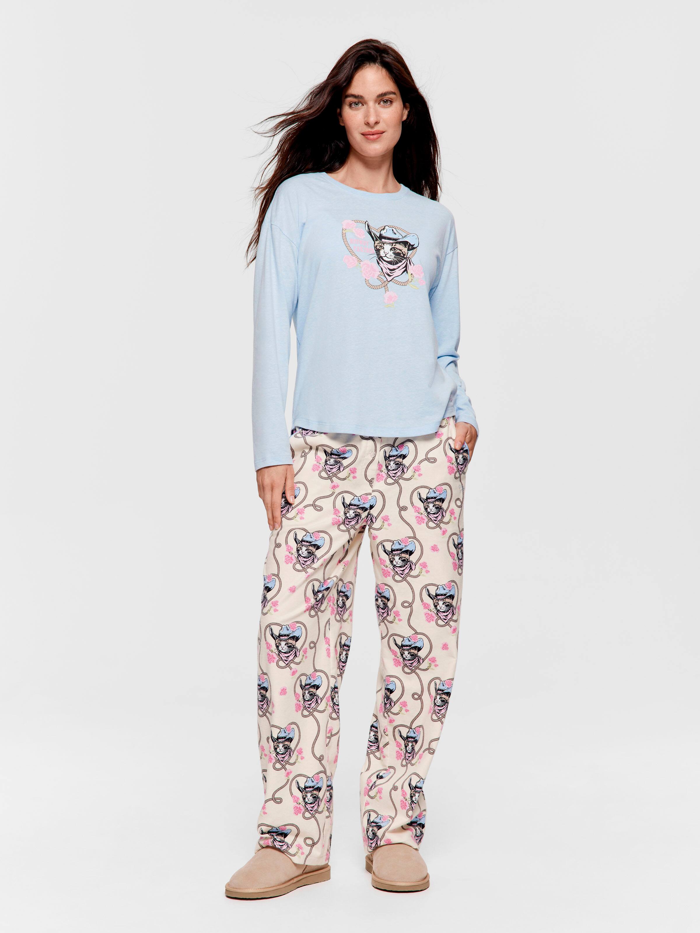 Cowboy Kitty Long Sleeve Top