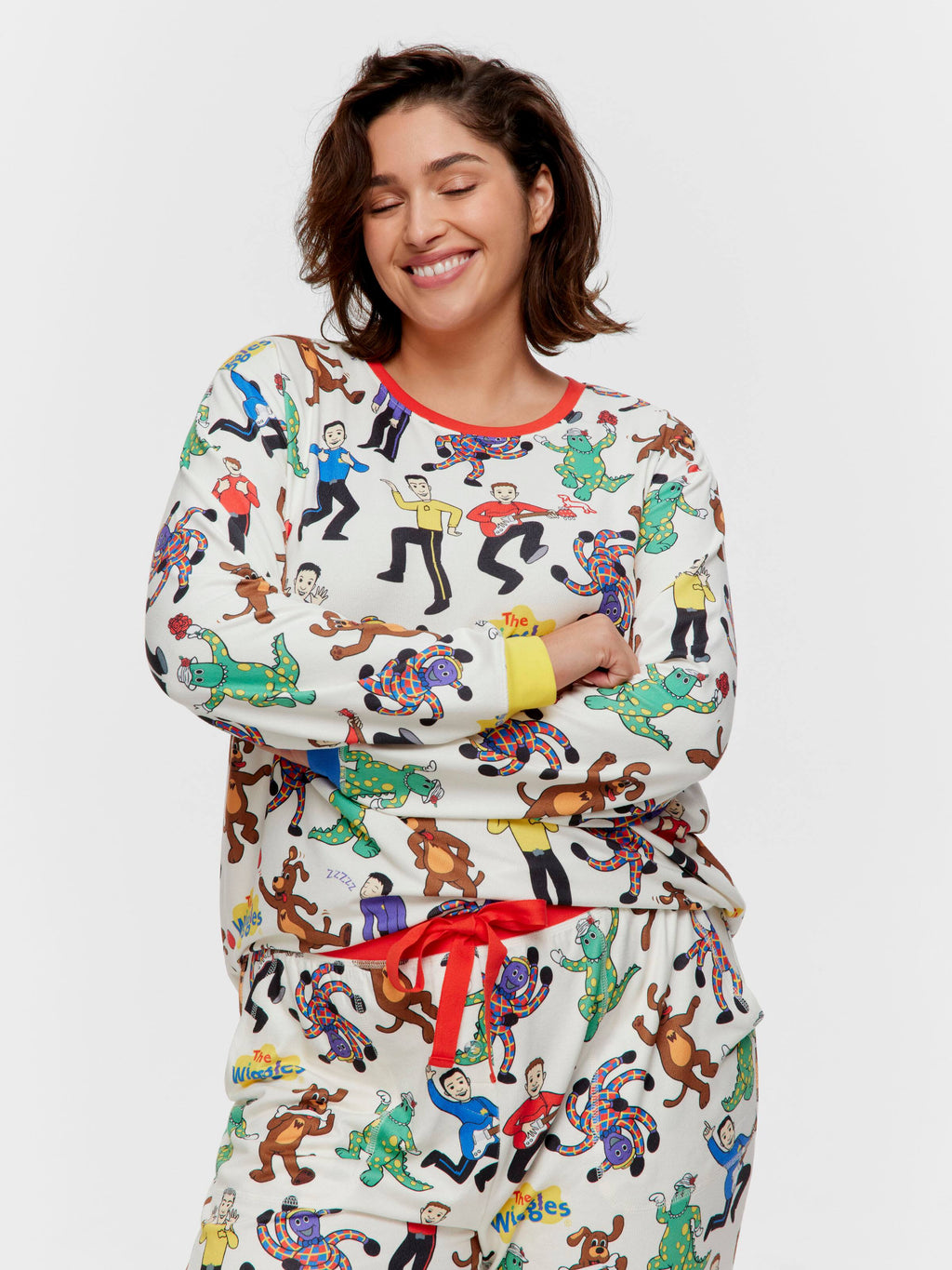 P.A. Plus The Wiggles Plush Long Pj Set