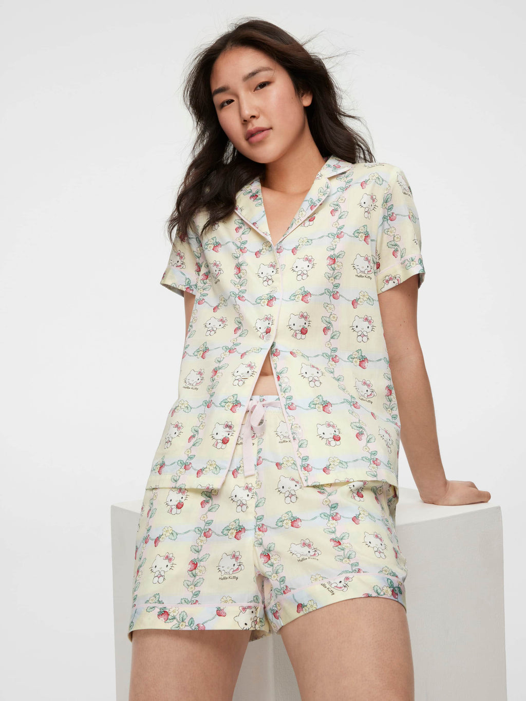 100% Cotton Shortie Pj Set