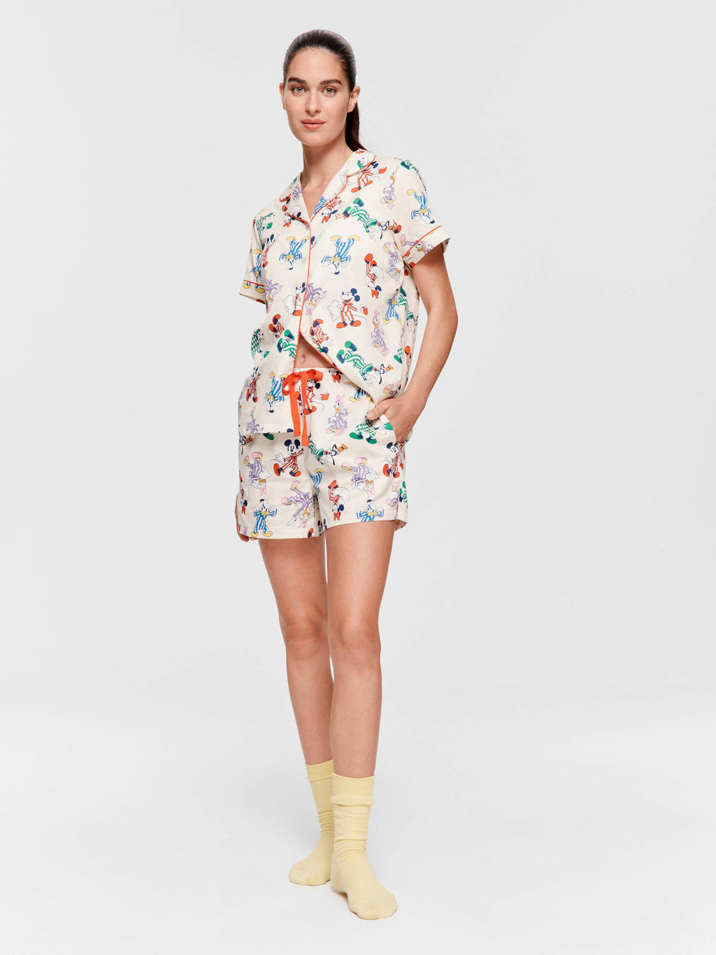 & Friends 100% Cotton Shortie Pj Set