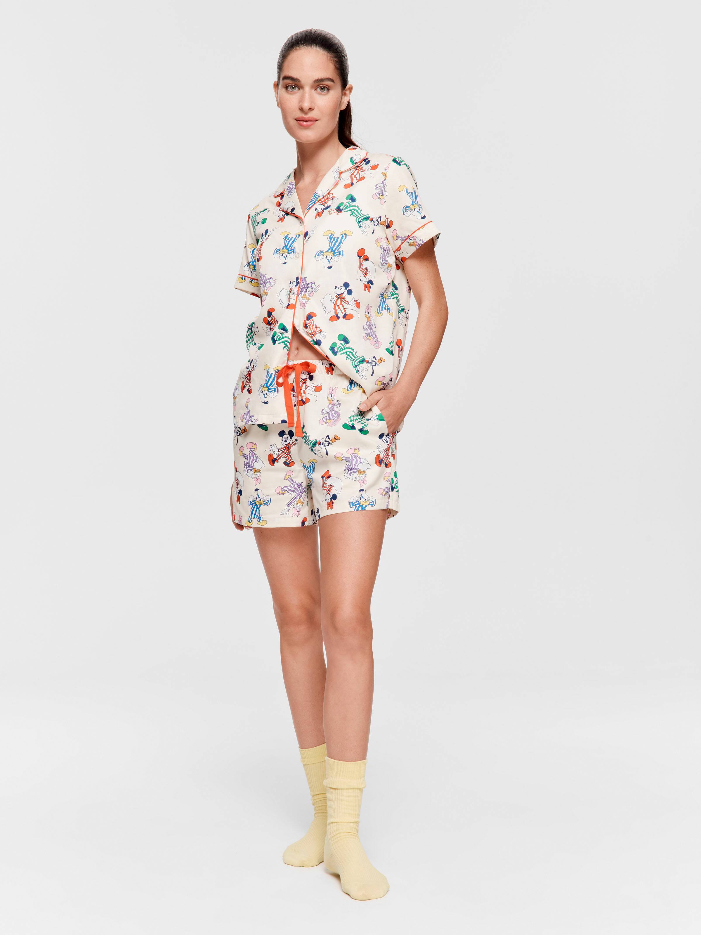 & Friends 100% Cotton Shortie Pj Set