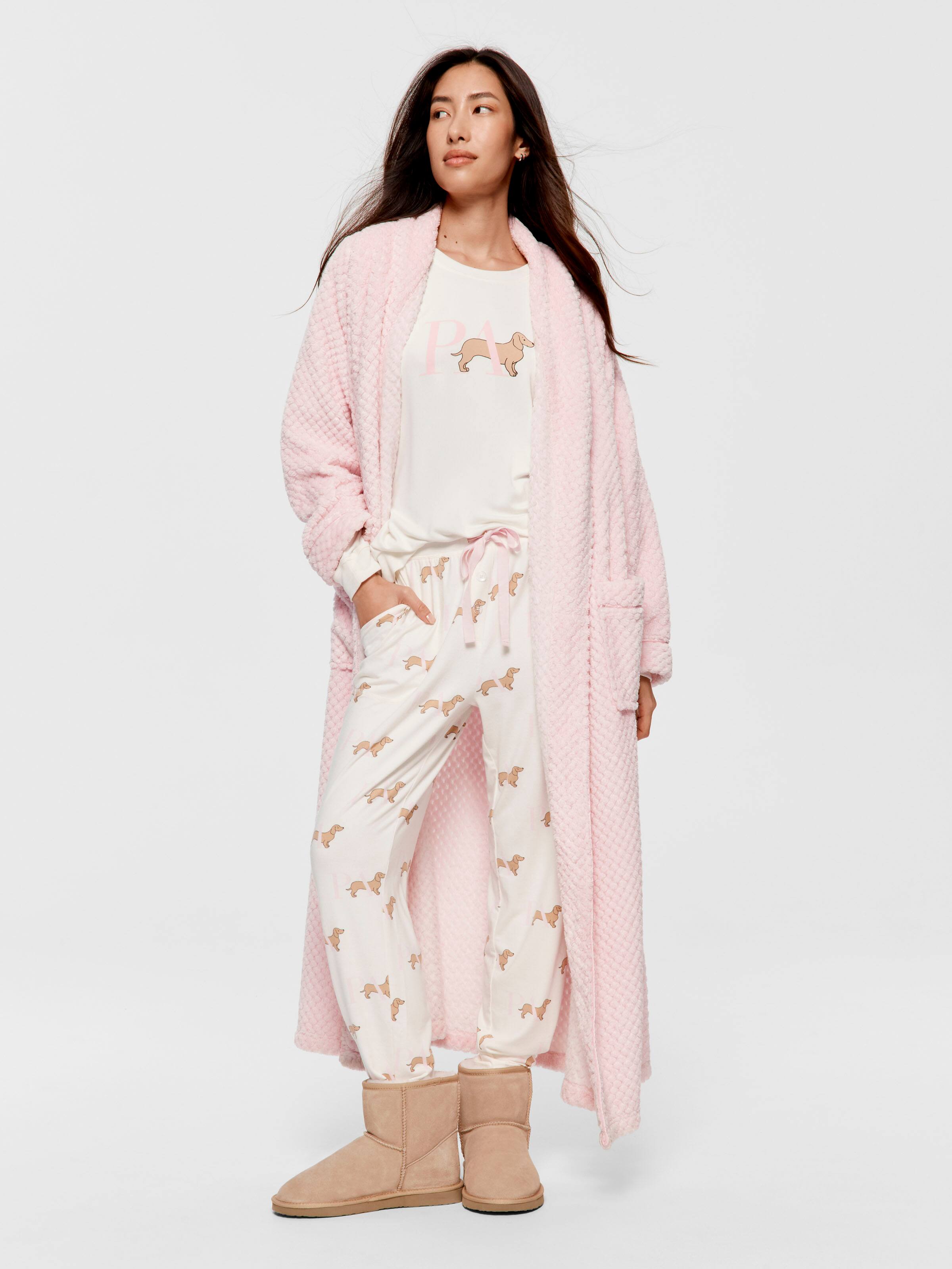 Peter's Pink Jacquard Gown