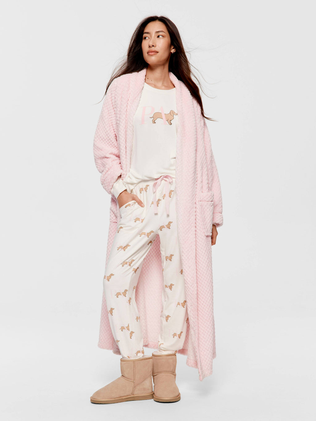 Peter's Pink Jacquard Gown