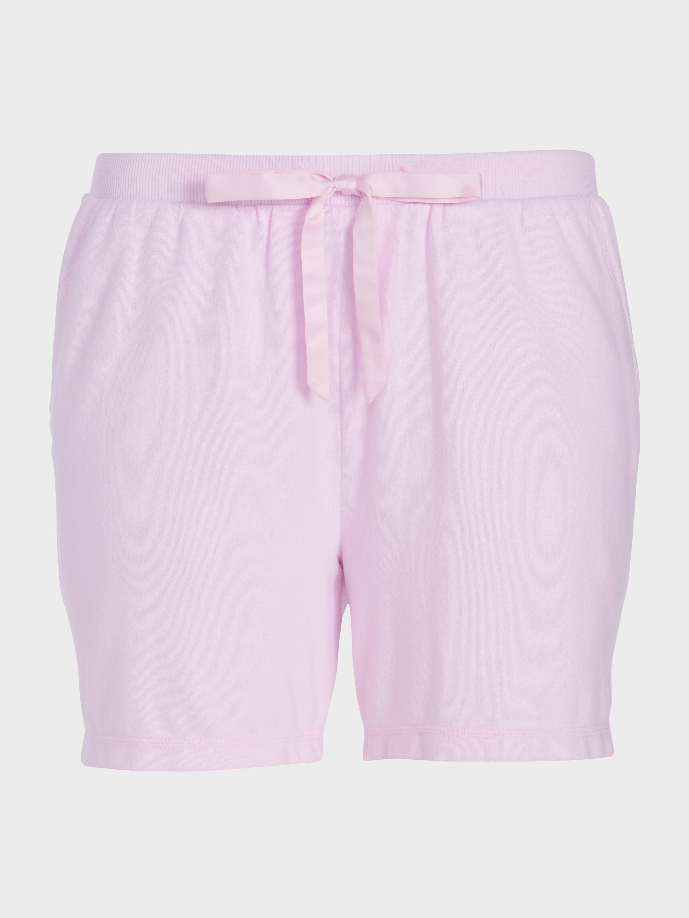 Pink Plush Mid Short