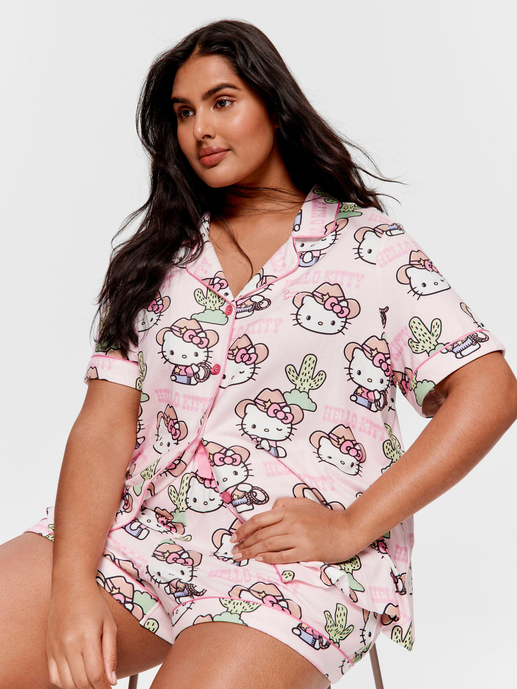 P.A. Plus Howdy  Shortie Pj Set