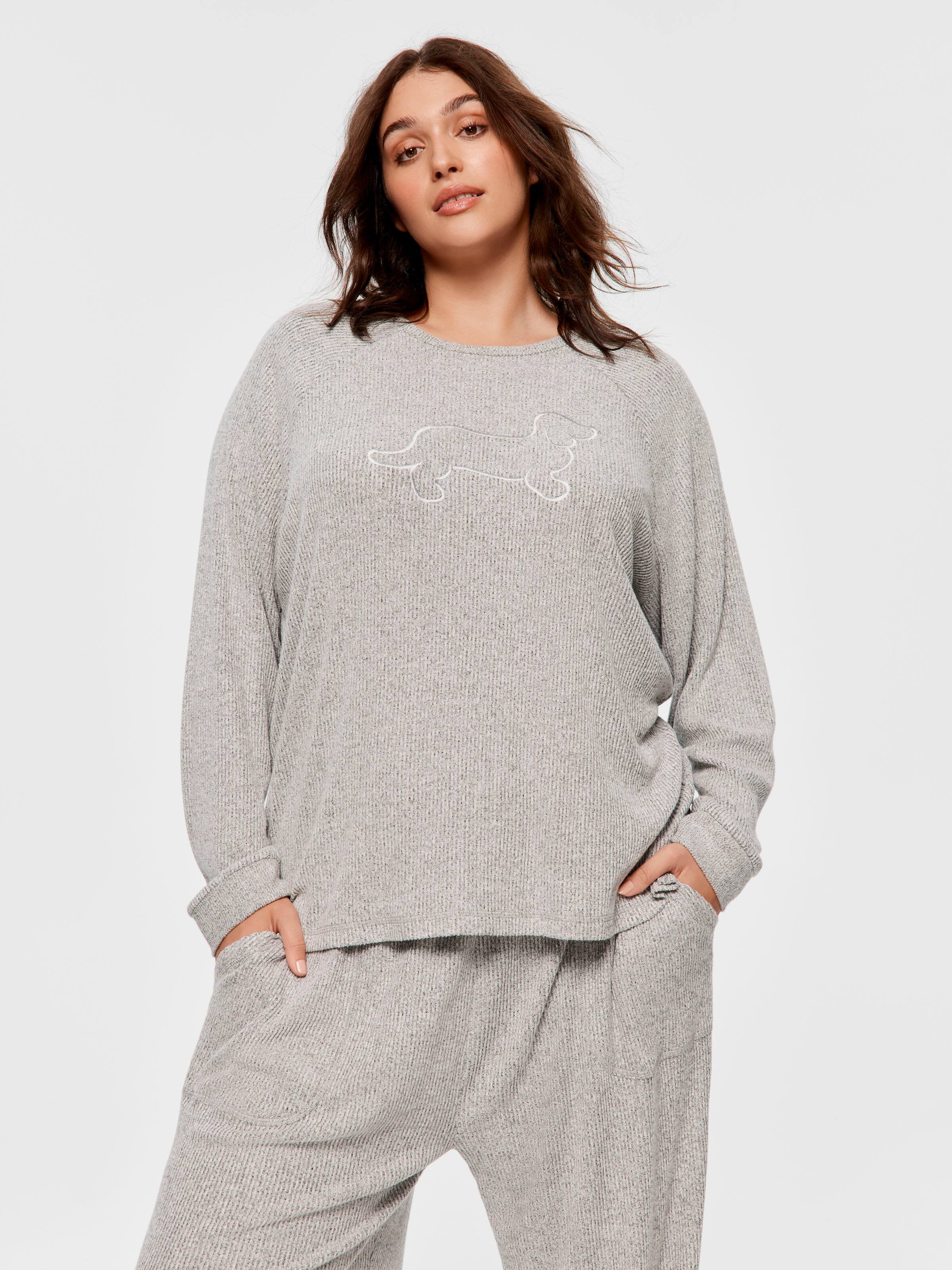 P.A. Plus Brushed Rib Sweater