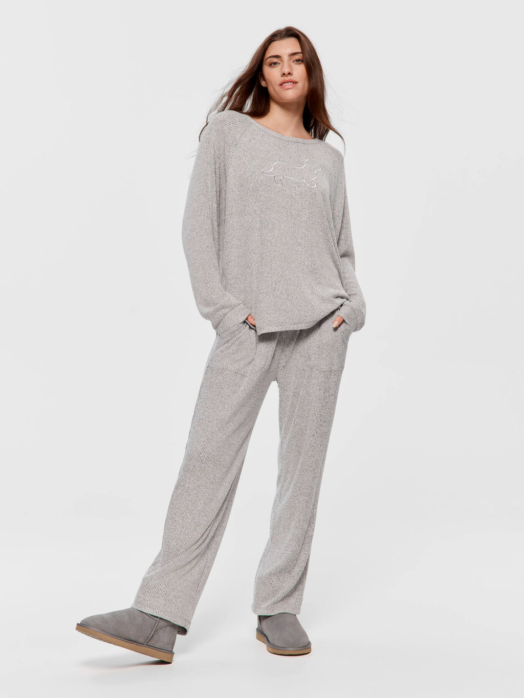 Brushed Rib Sweater