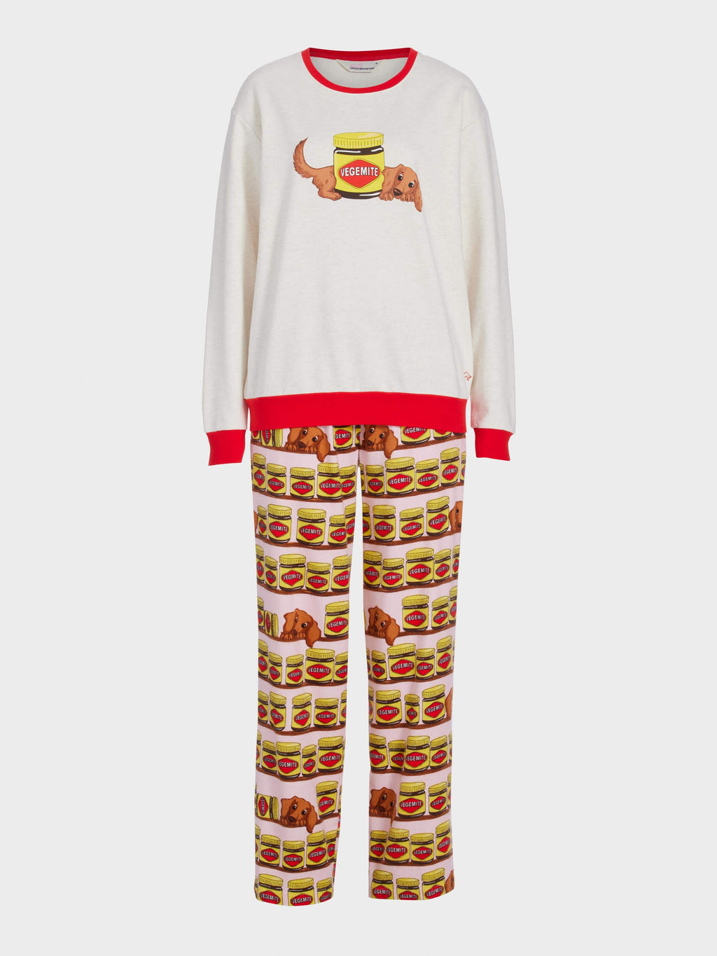 Vegemite Sweater & Bamboo Flannelette Pant Pj Set