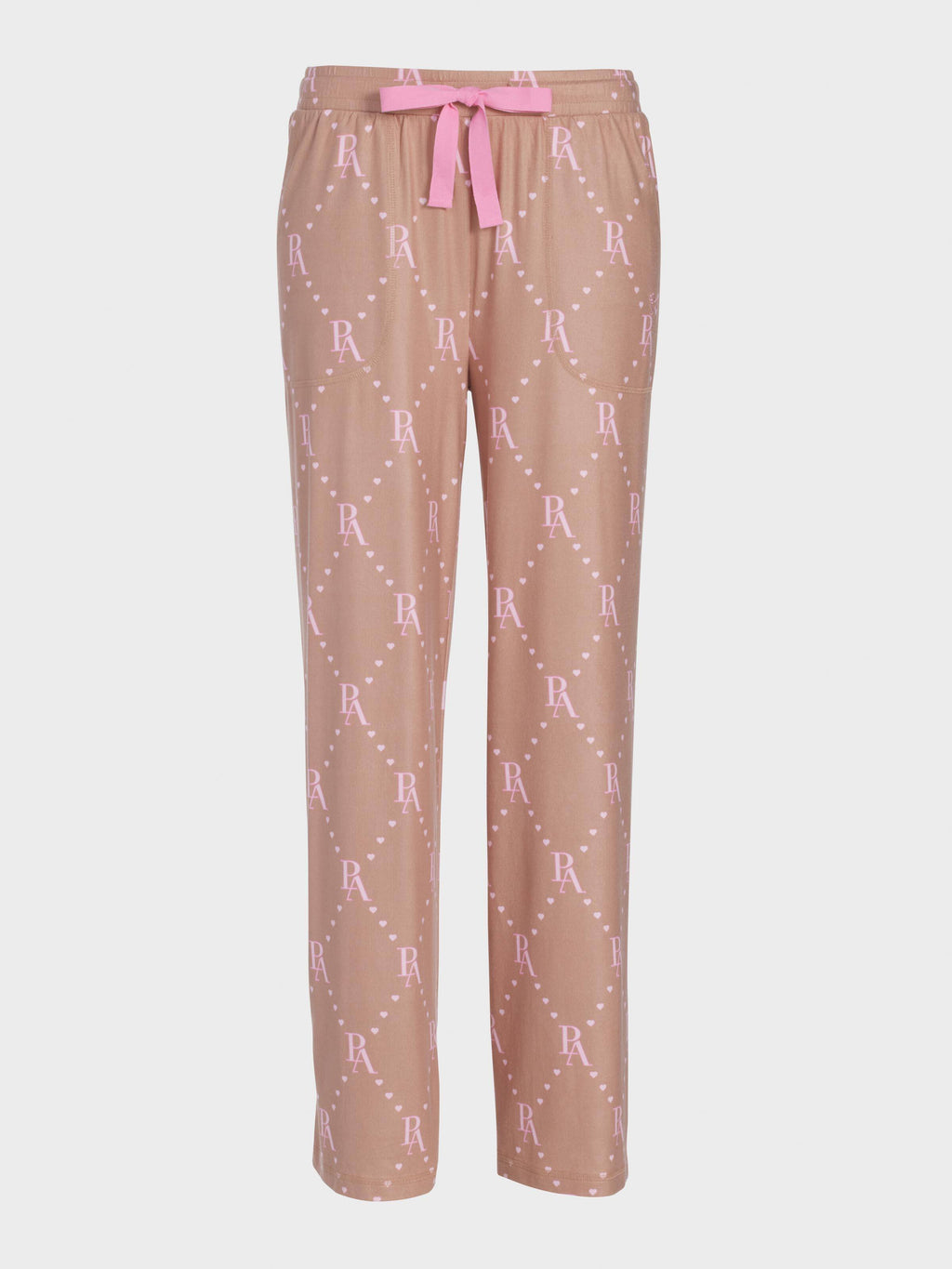 Caramel Logo Plush Wide Leg Pj Pant