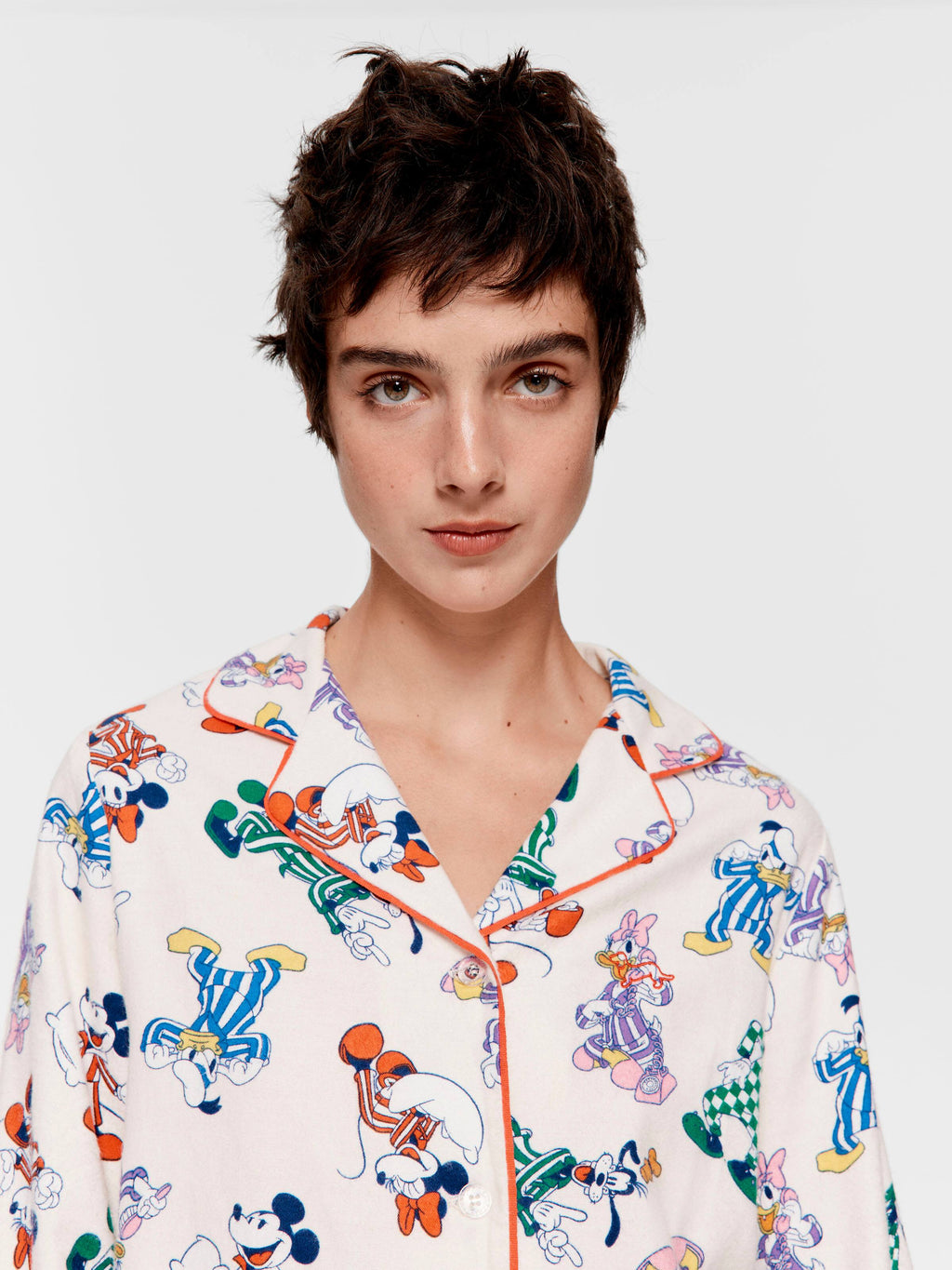 & Friends Bamboo Flannelette Classic Pj Set