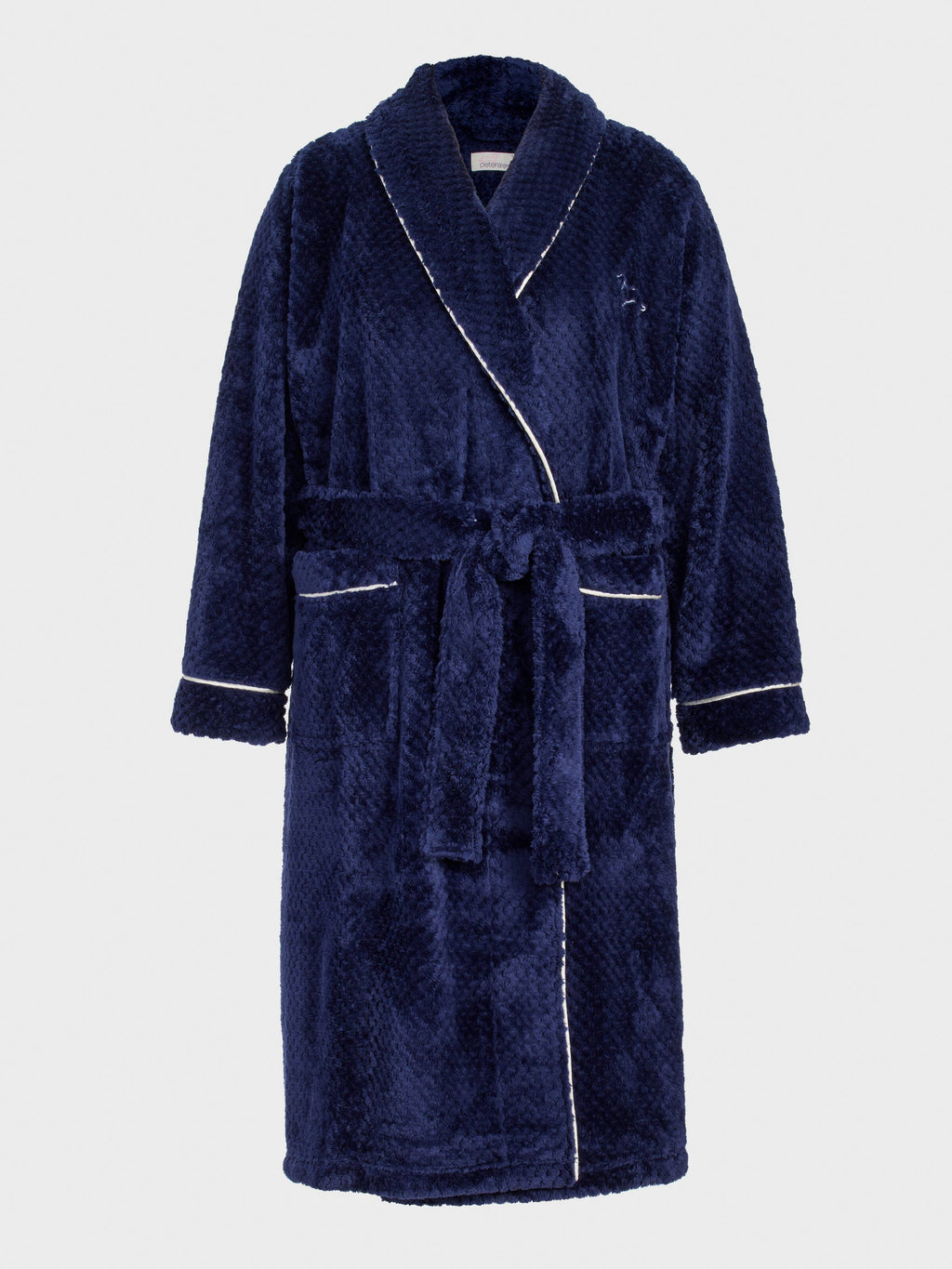 P.A. Plus Peter's Navy Jacquard Gown