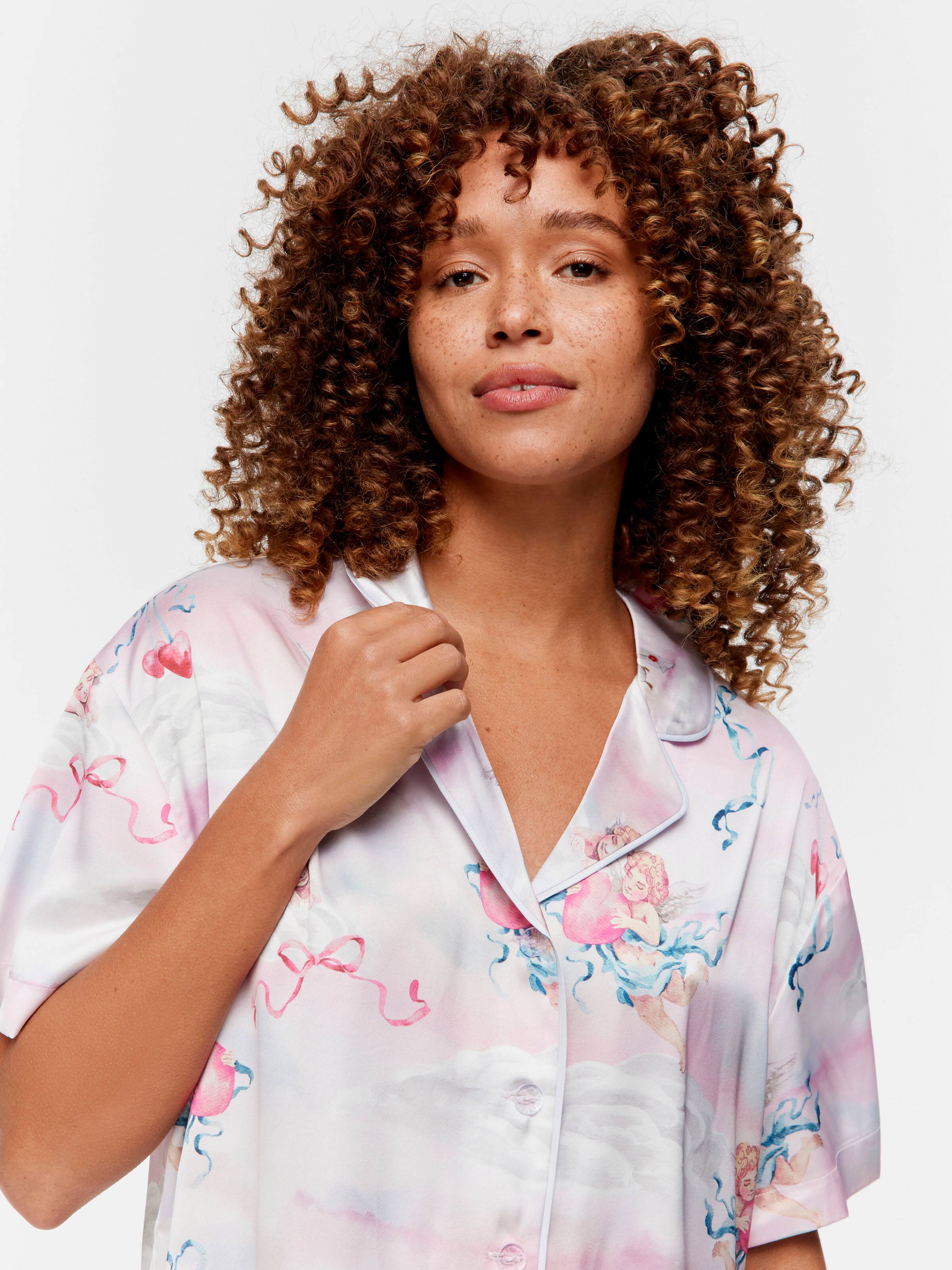 Cherub Satin Shortie Pj Set