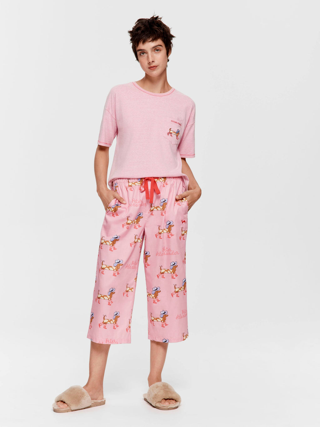 Cowdog 100% Cotton 3/4 Pj Pant