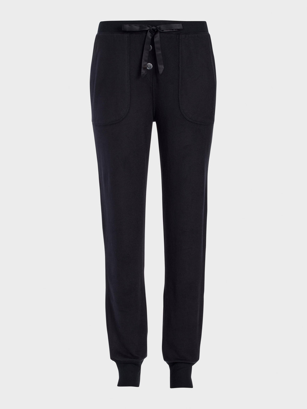 Black Plush Easy Pj Pant