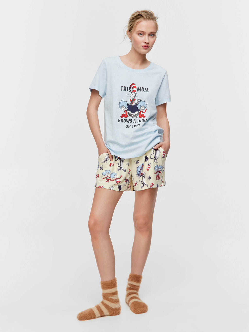Dr Seuss Mum Knows A Thing Or Two 100% Cotton Tee