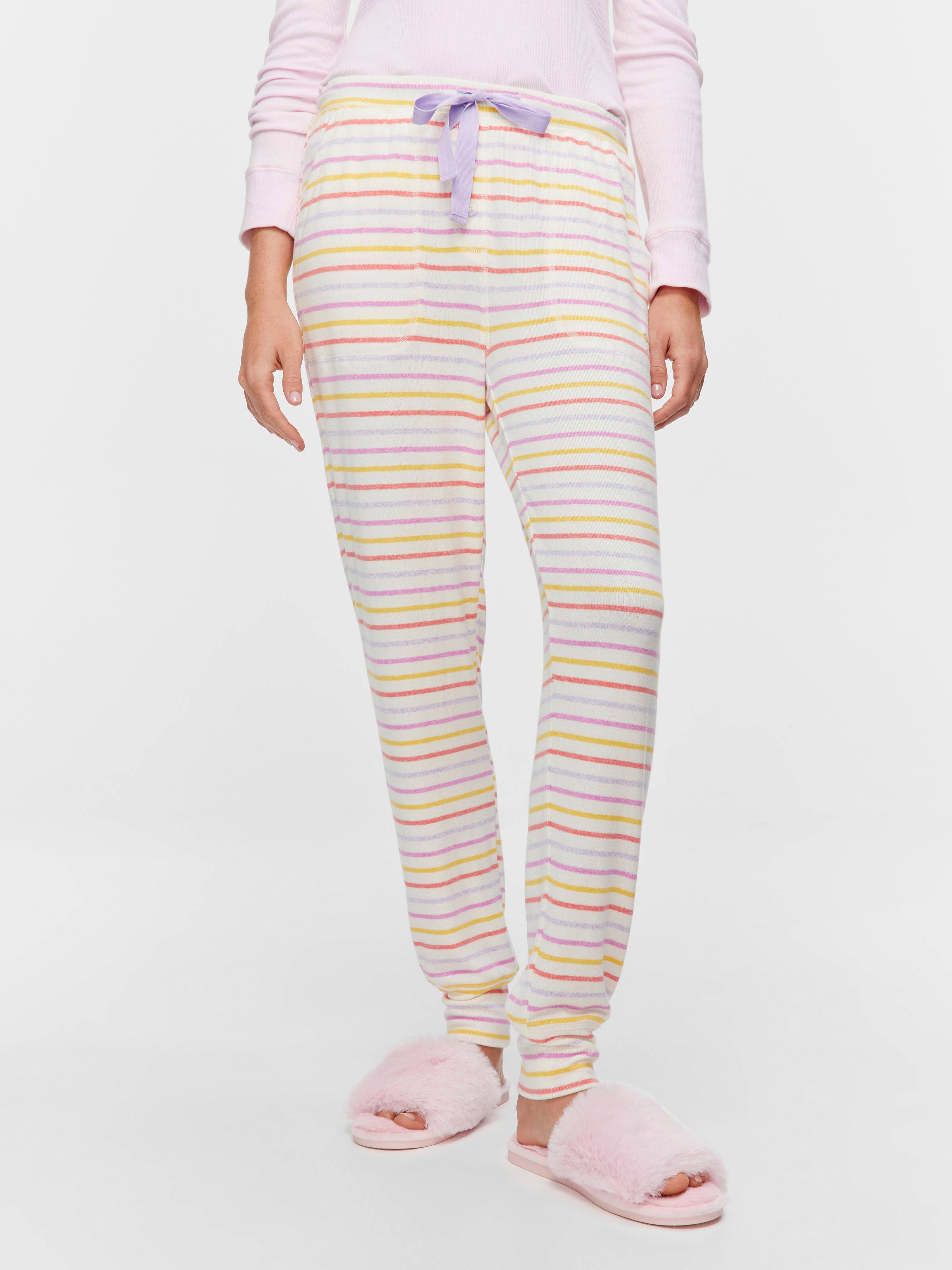 Fuzzy Stripe Easy Pj Pant