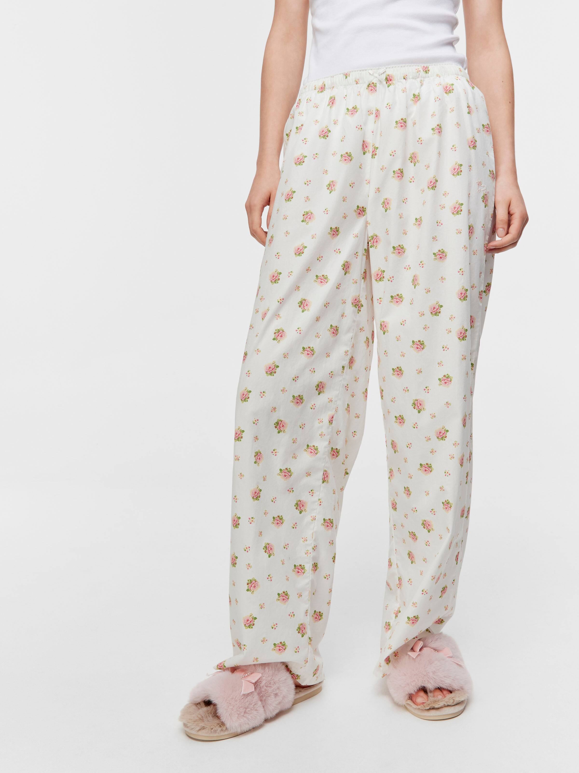 Ditsy Floral 100% Cotton Classic Pj Pant
