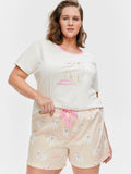 P.A. Plus Maltese Dog 100% Cotton Mid Short