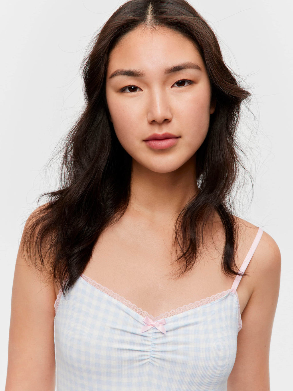 Pretty Blue Gingham Set