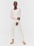 Waffle Contrast Print Onesie