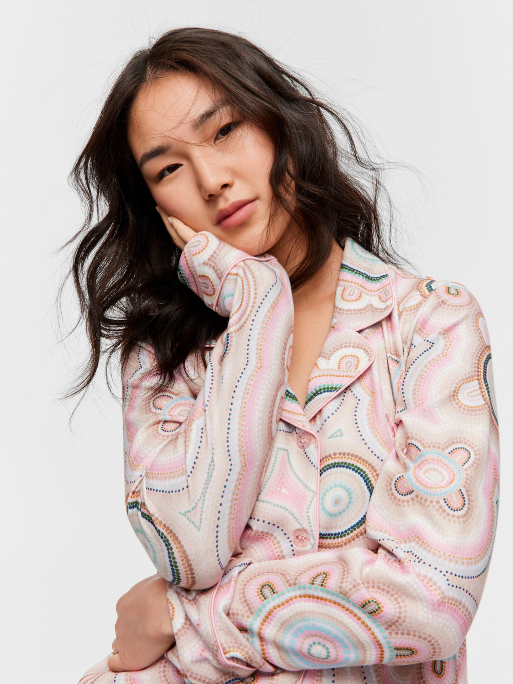Lou Martin Plush Long Pj Set