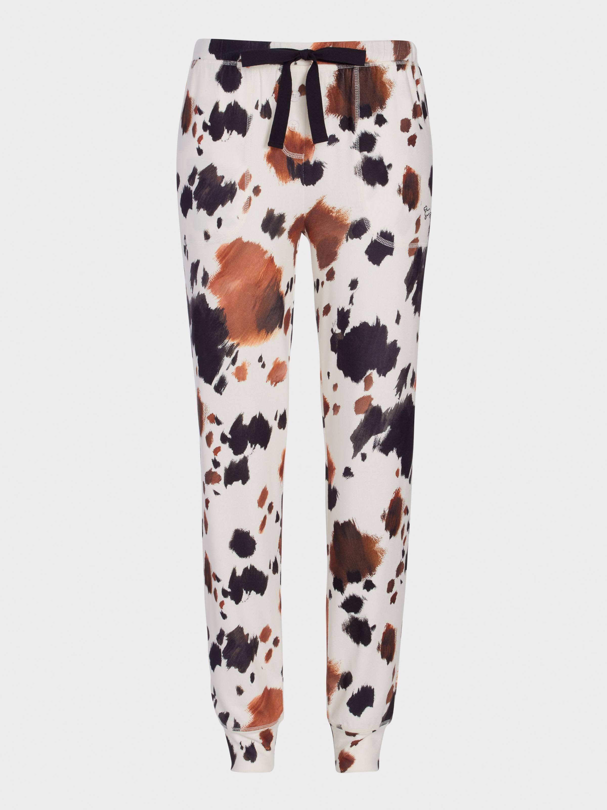 Cow Plush Easy Pj Pant