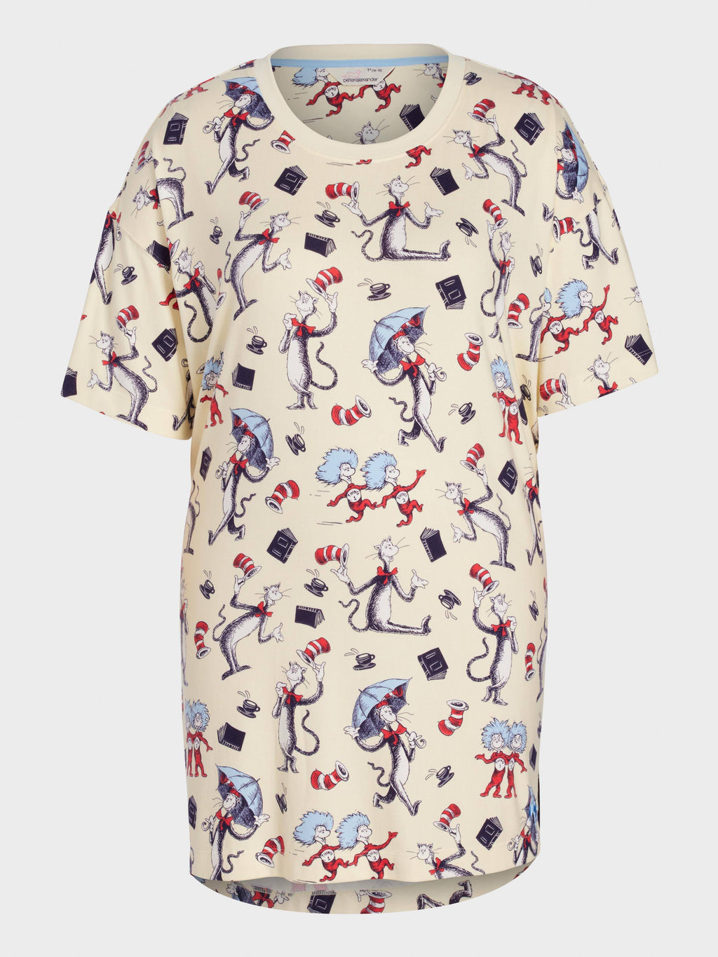 P.A. Plus Dr Seuss Plush Split Hem Sleep Tee