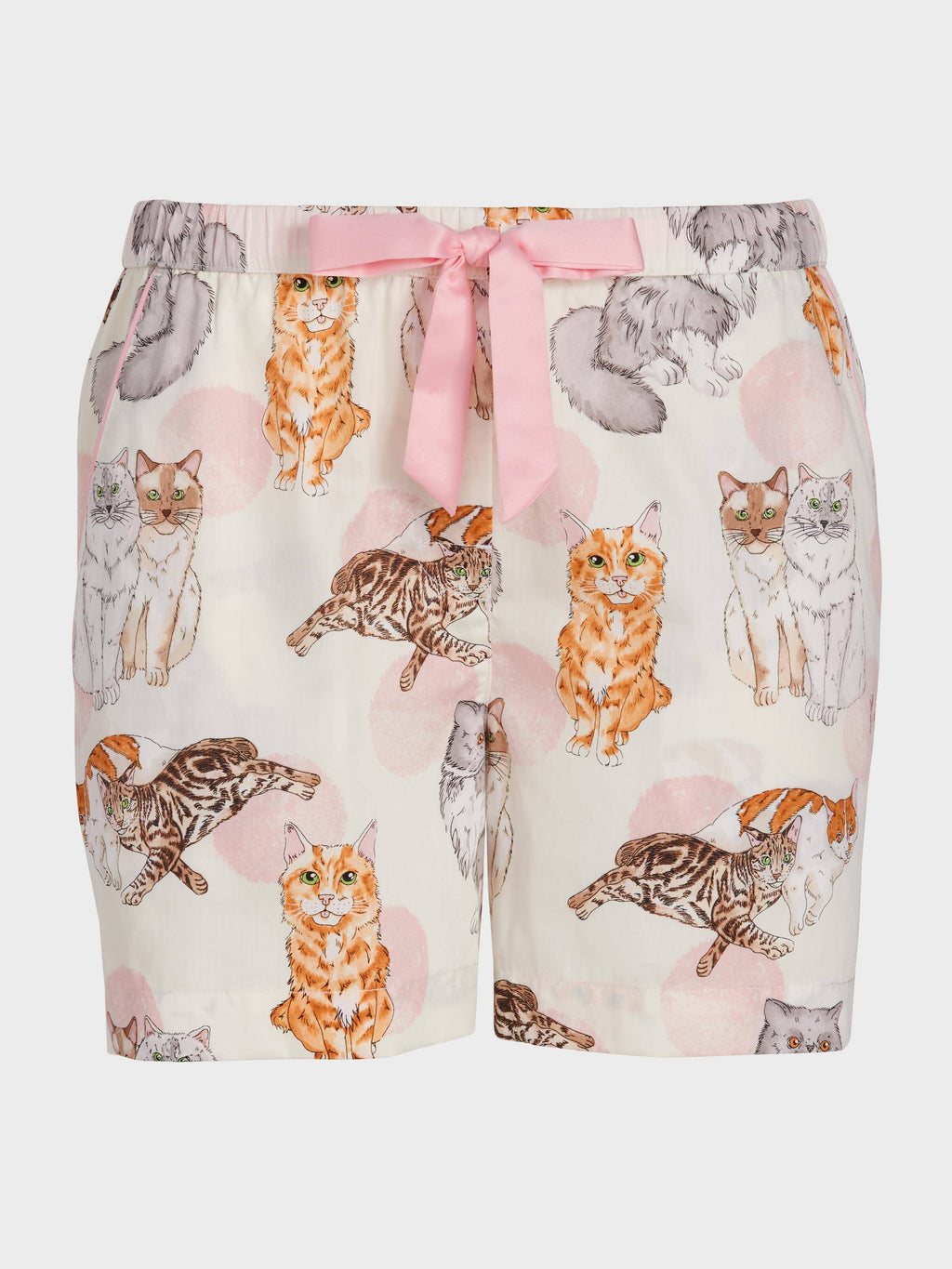Cats 100% Cotton Long Short