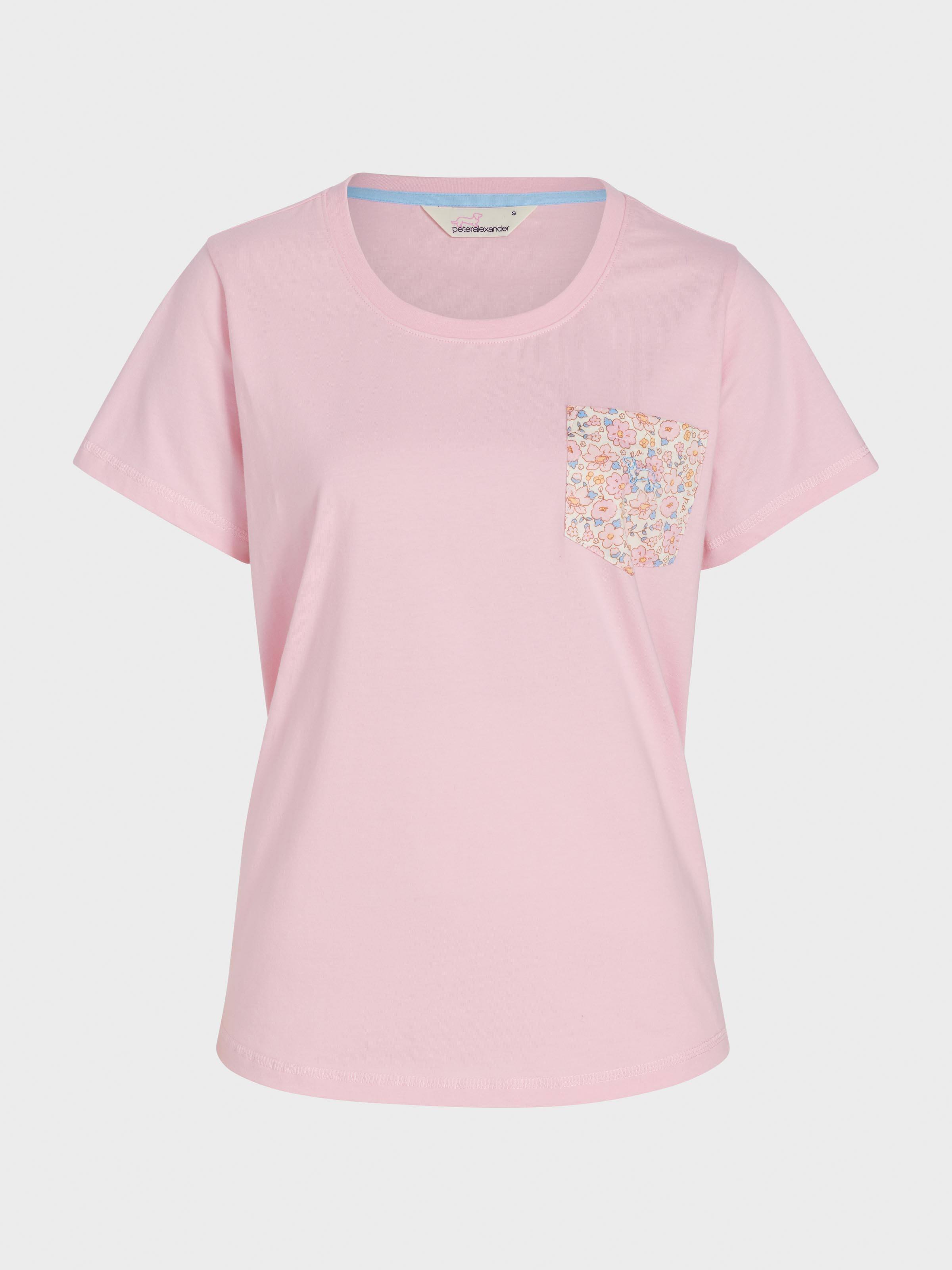 Floral Pocket 100% Cotton Tee