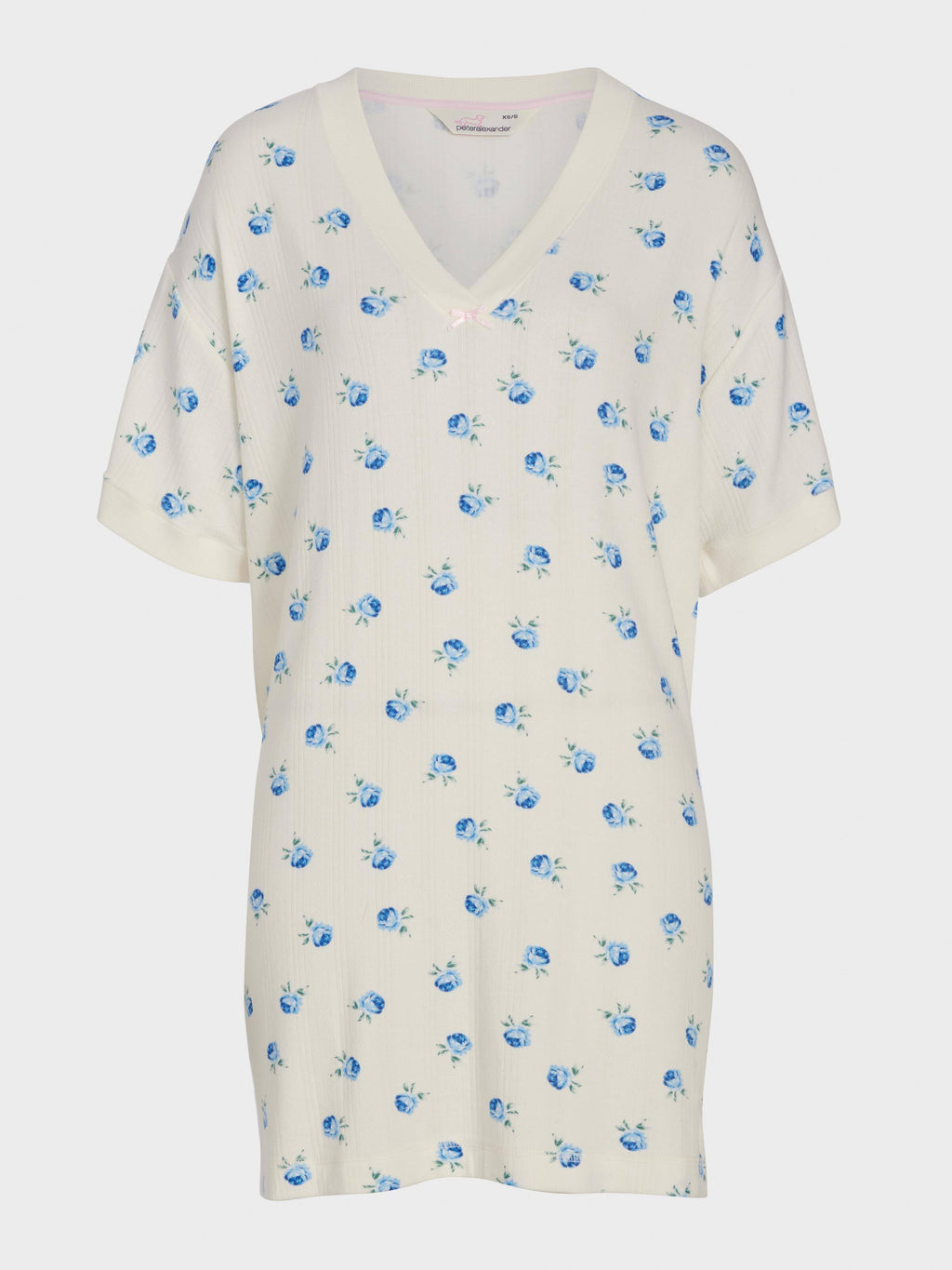 Ditsy Floral Pointelle Sleep Tee