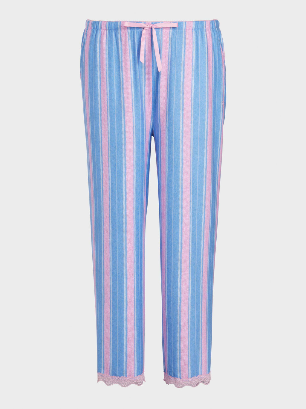 P.A. Plus Plush Stripe Straight Leg Pj Pant