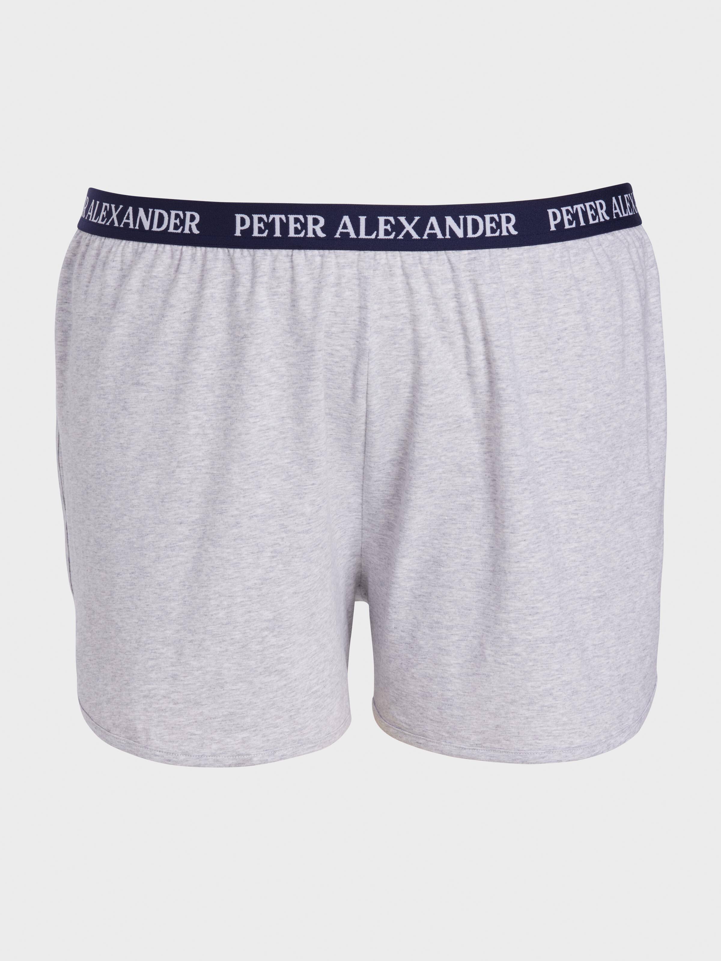 P.A. Plus Grey Marle Branded Mid Sporty Short