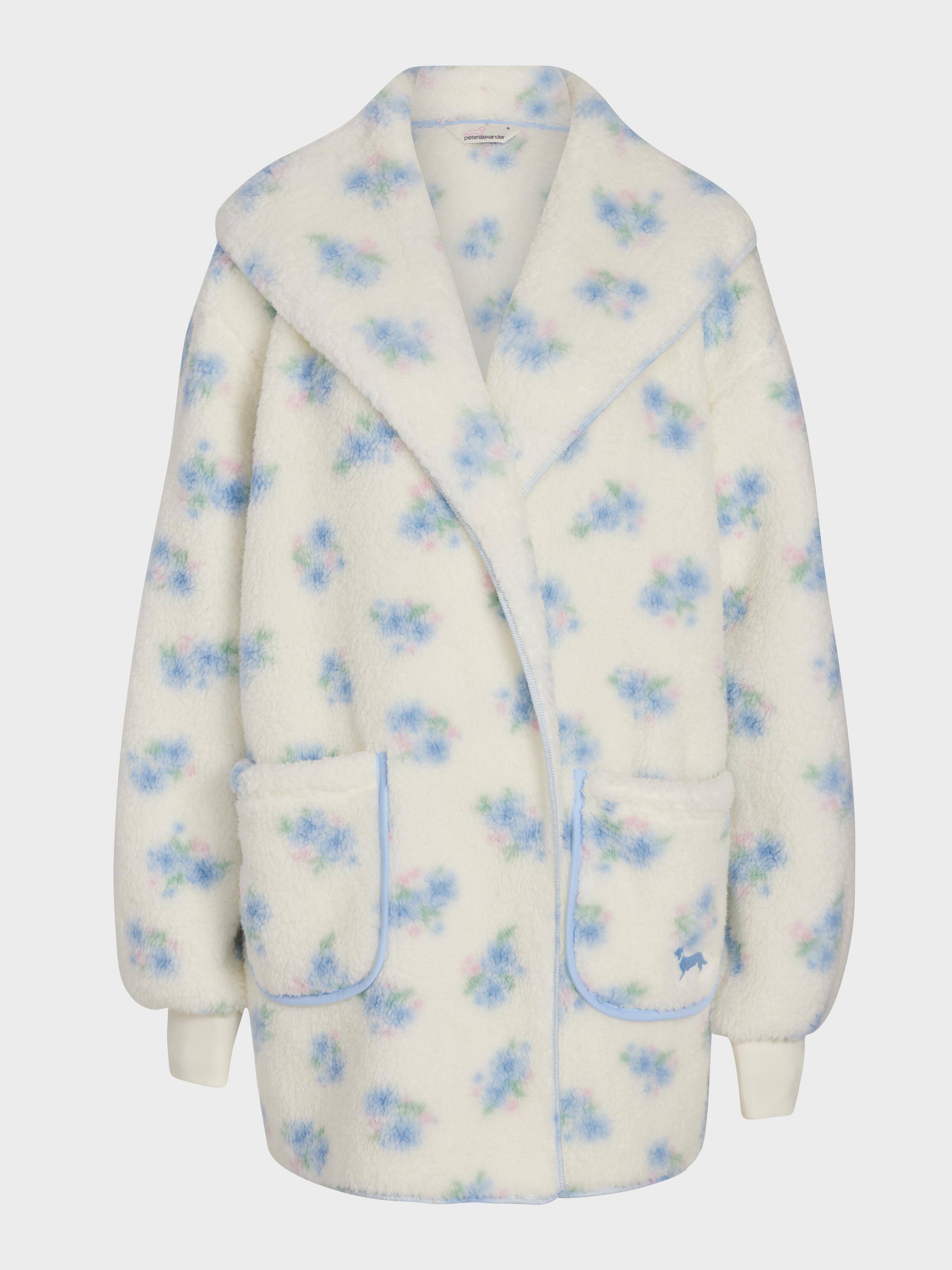 Ditsy Floral Fleece Shrug Gown