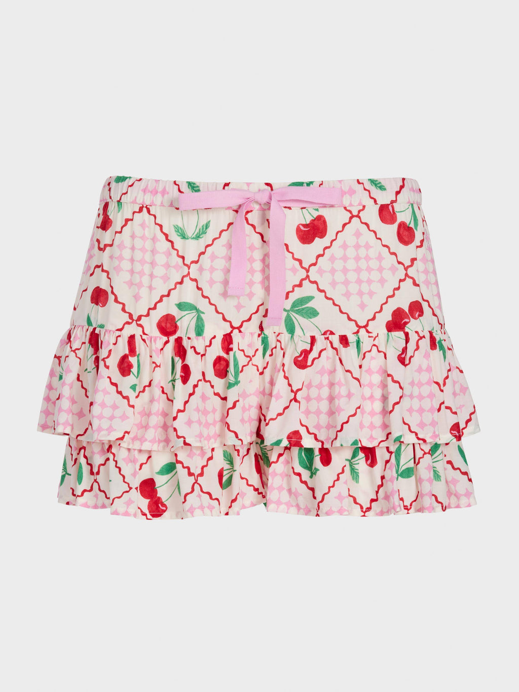 Cherry On Top Mini Ruffle Short