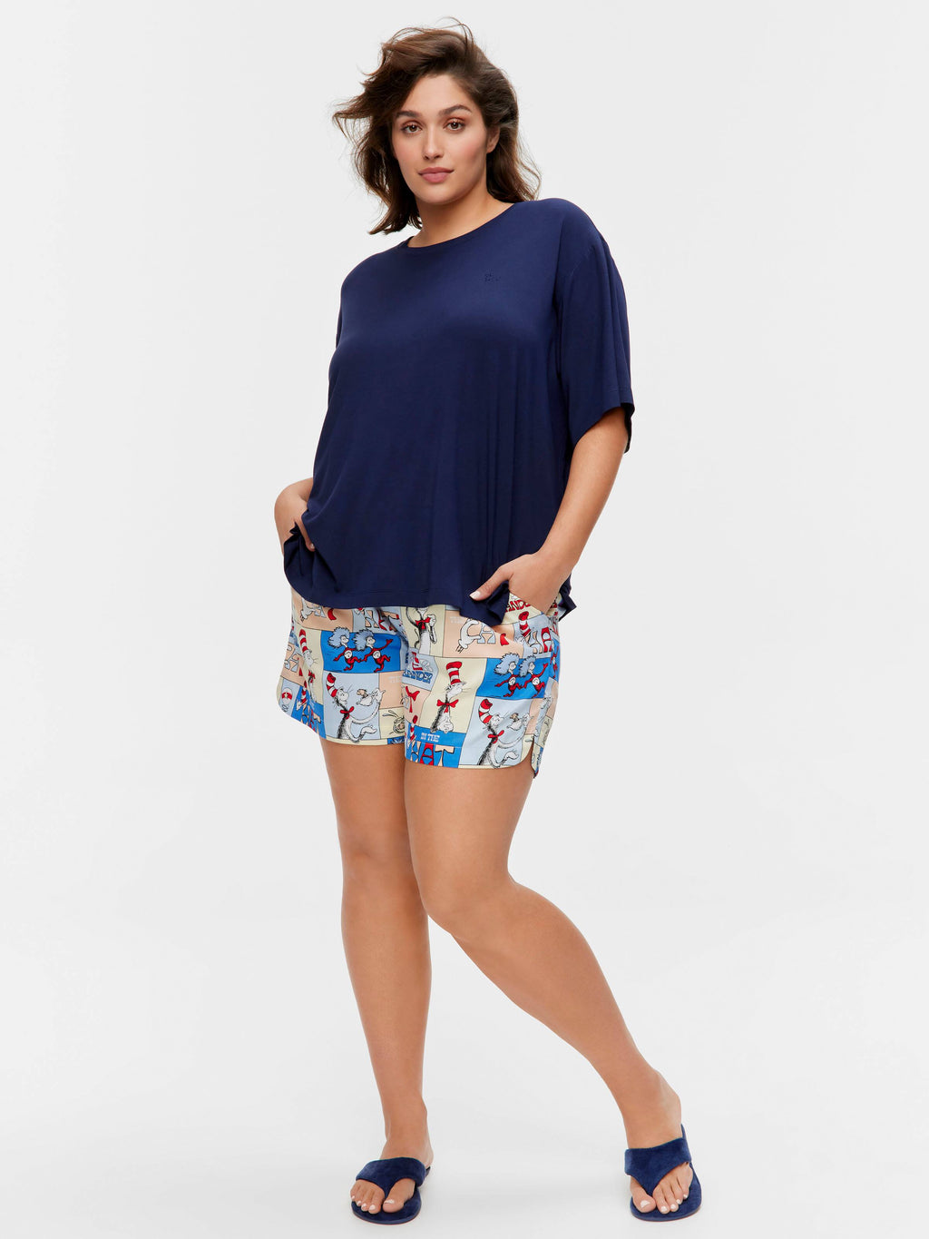 P.A. Plus Drape Boyfriend Fit Tee