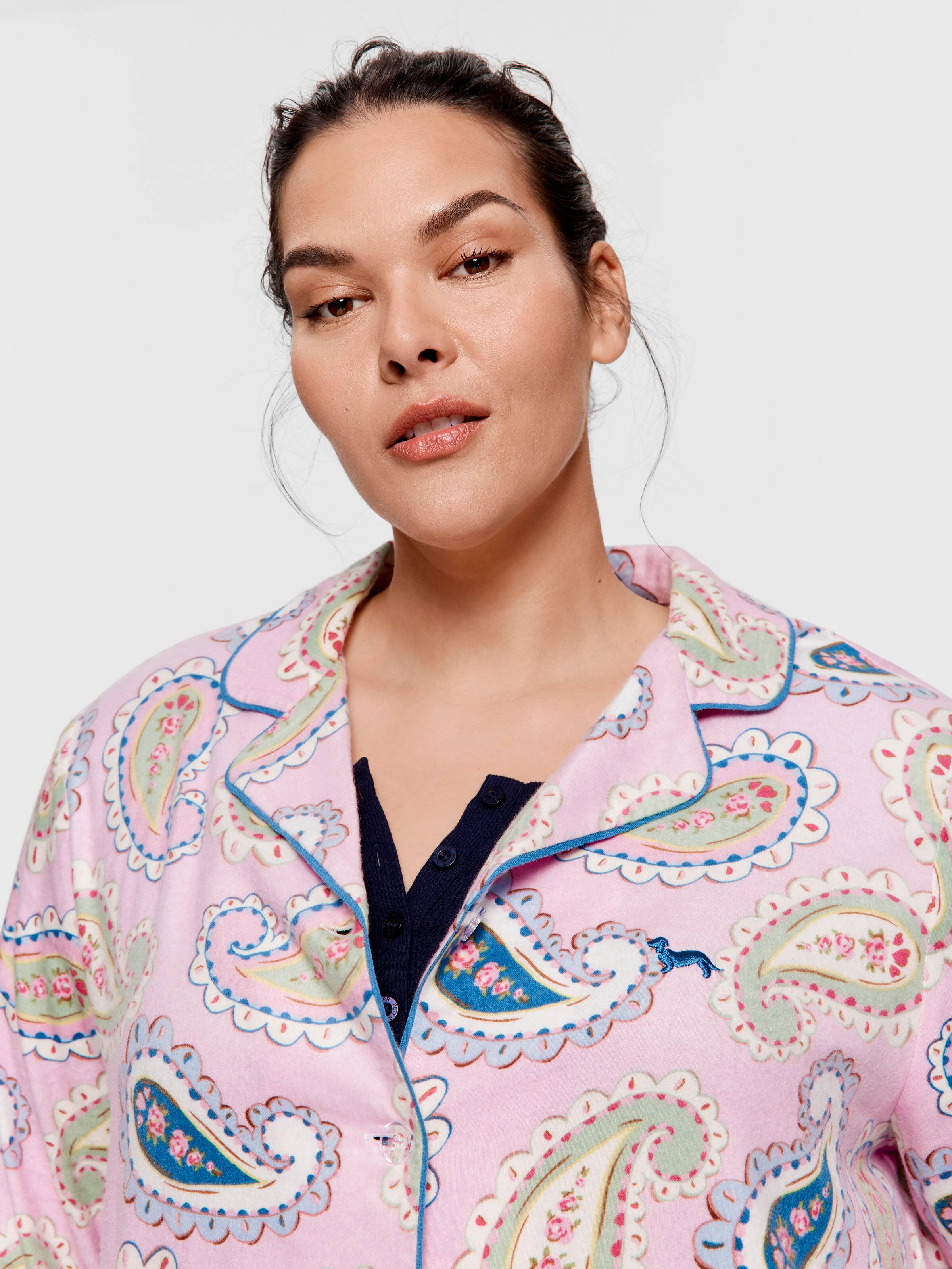 P.A. Plus Cowgirl Paisley Bamboo Flannelette Classic Pj Set