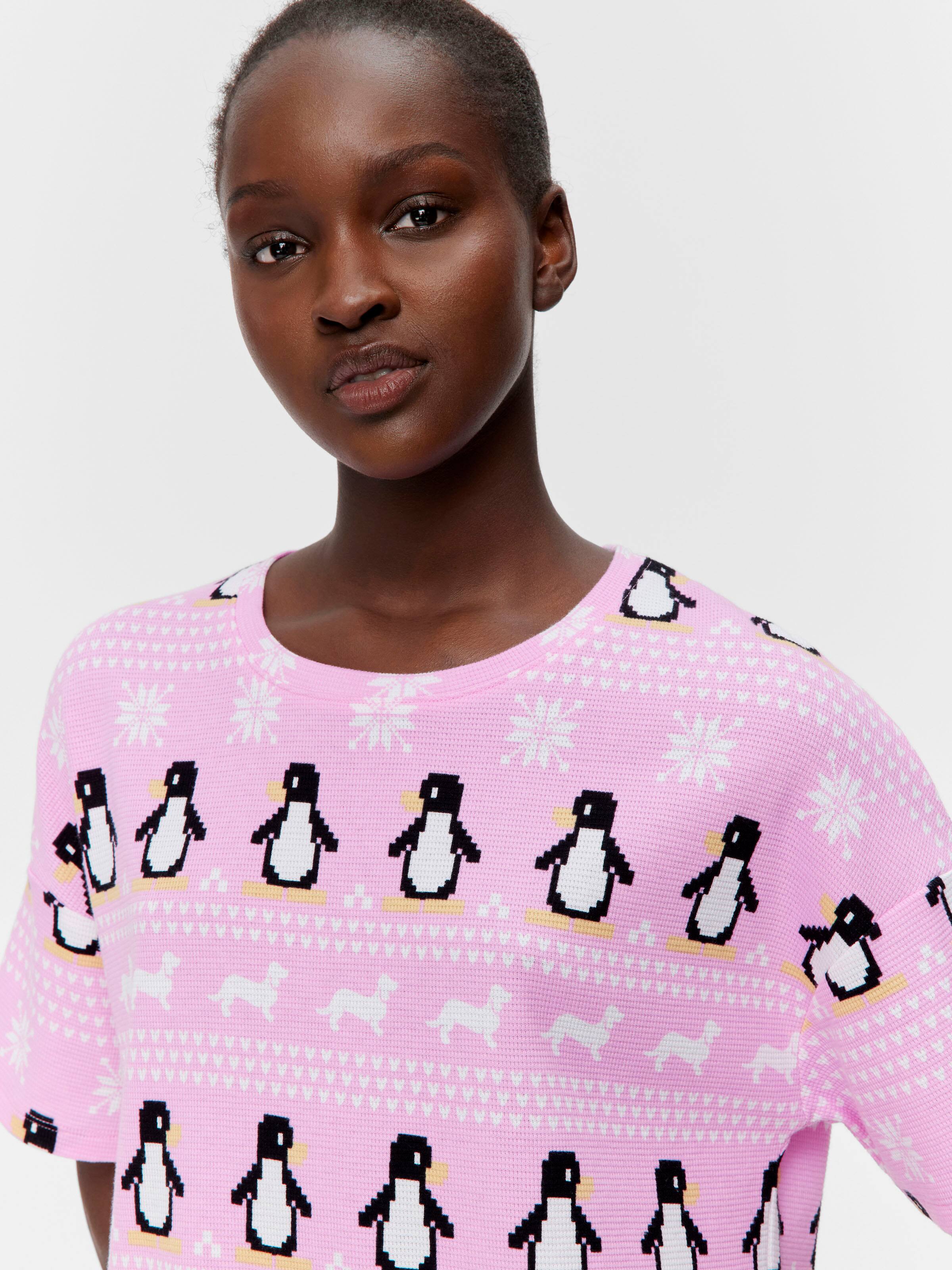 Penguin Waffle Tee
