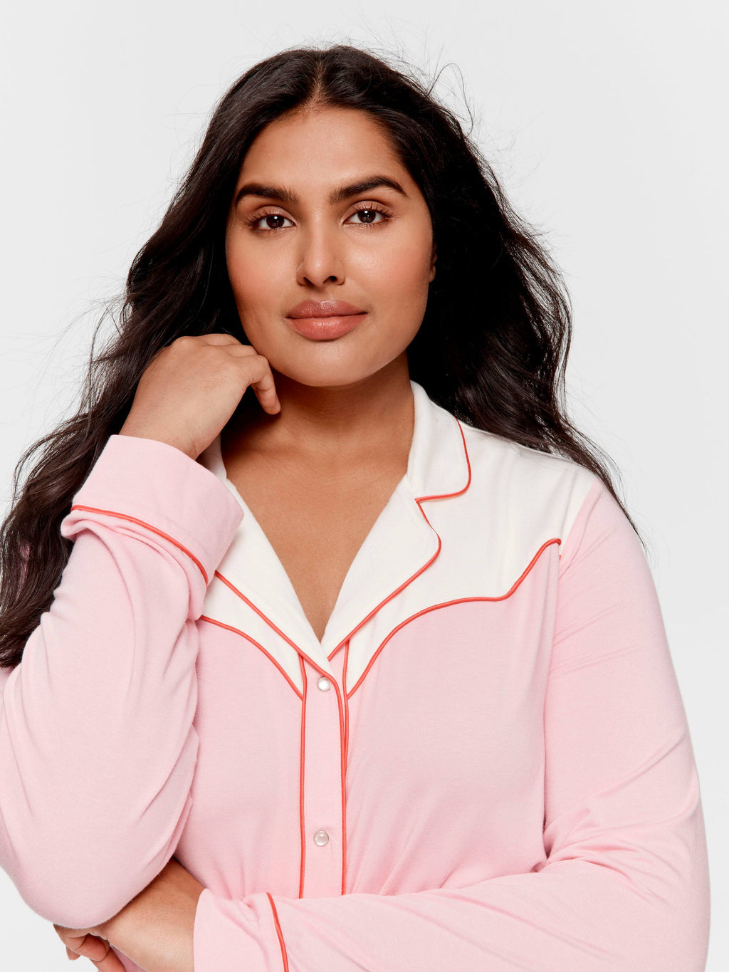 P.A. Plus Western Bamboo Jersey Long Sleeve Shirt